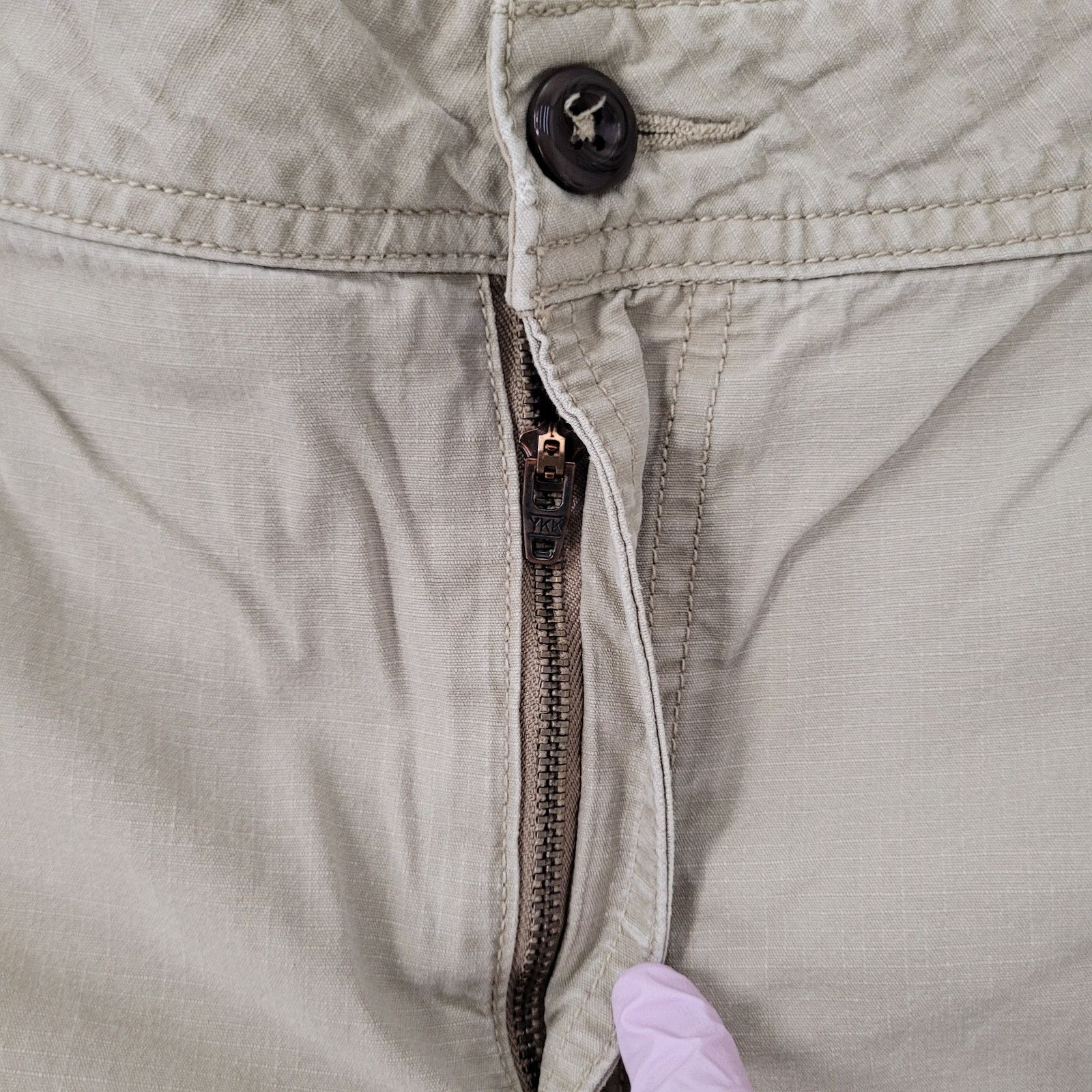 The North Face Vintage North-Face Cargo Shorts 36x9 Lined Khaki Beige Tan Size US 36 / EU 52 - 4 Thumbnail