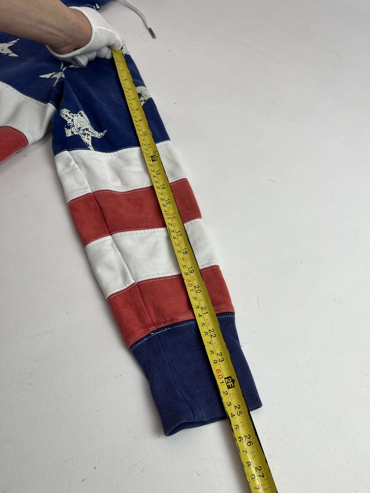 True Religion Vintage Rare True Religion USA Flag Printed Hoodie Size US S / EU 44-46 / 1 - 11 Thumbnail
