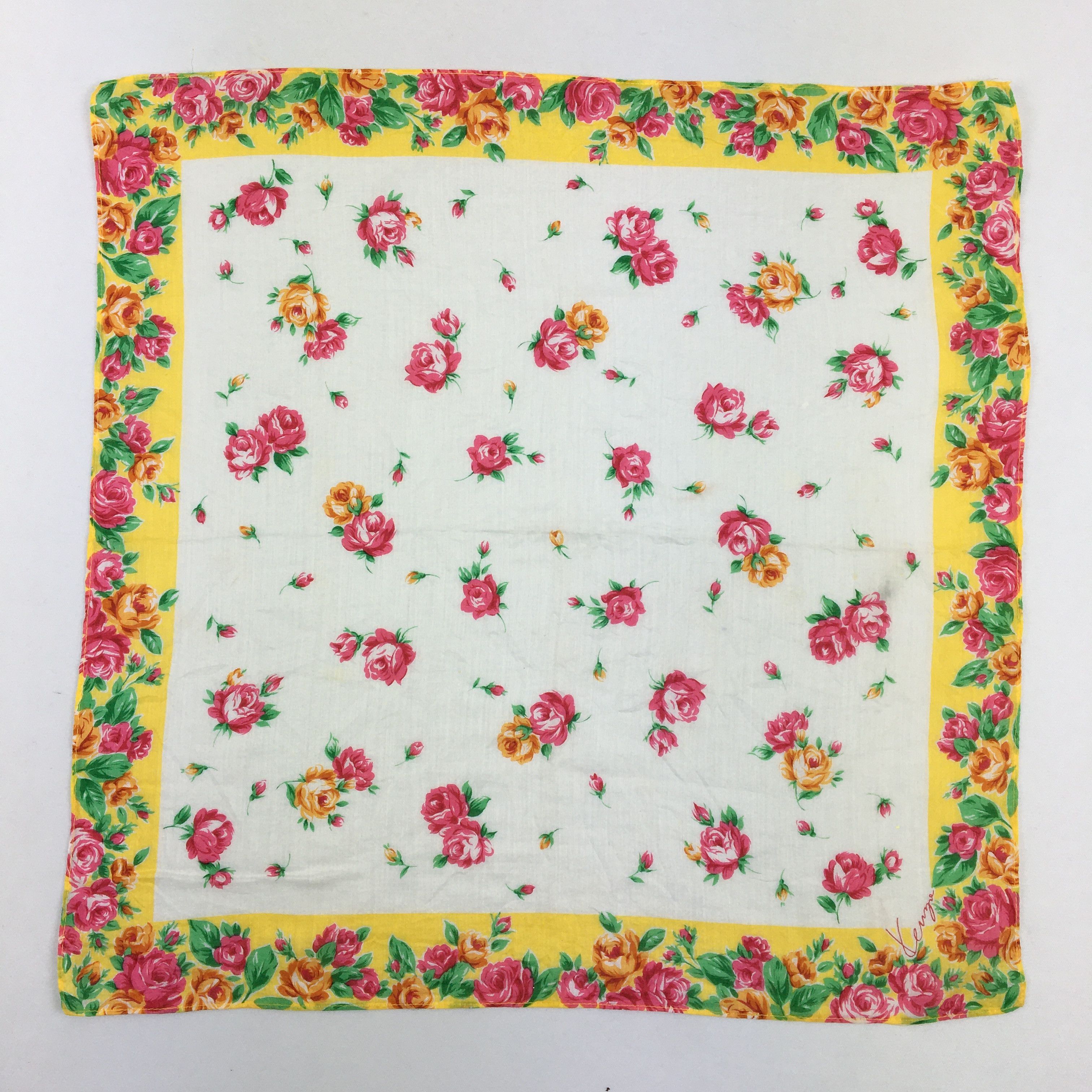 Kenzo Vintage Kenzo Handkerchief Neckerchief Bandana - AC72980 Size ONE SIZE - 2 Thumbnail