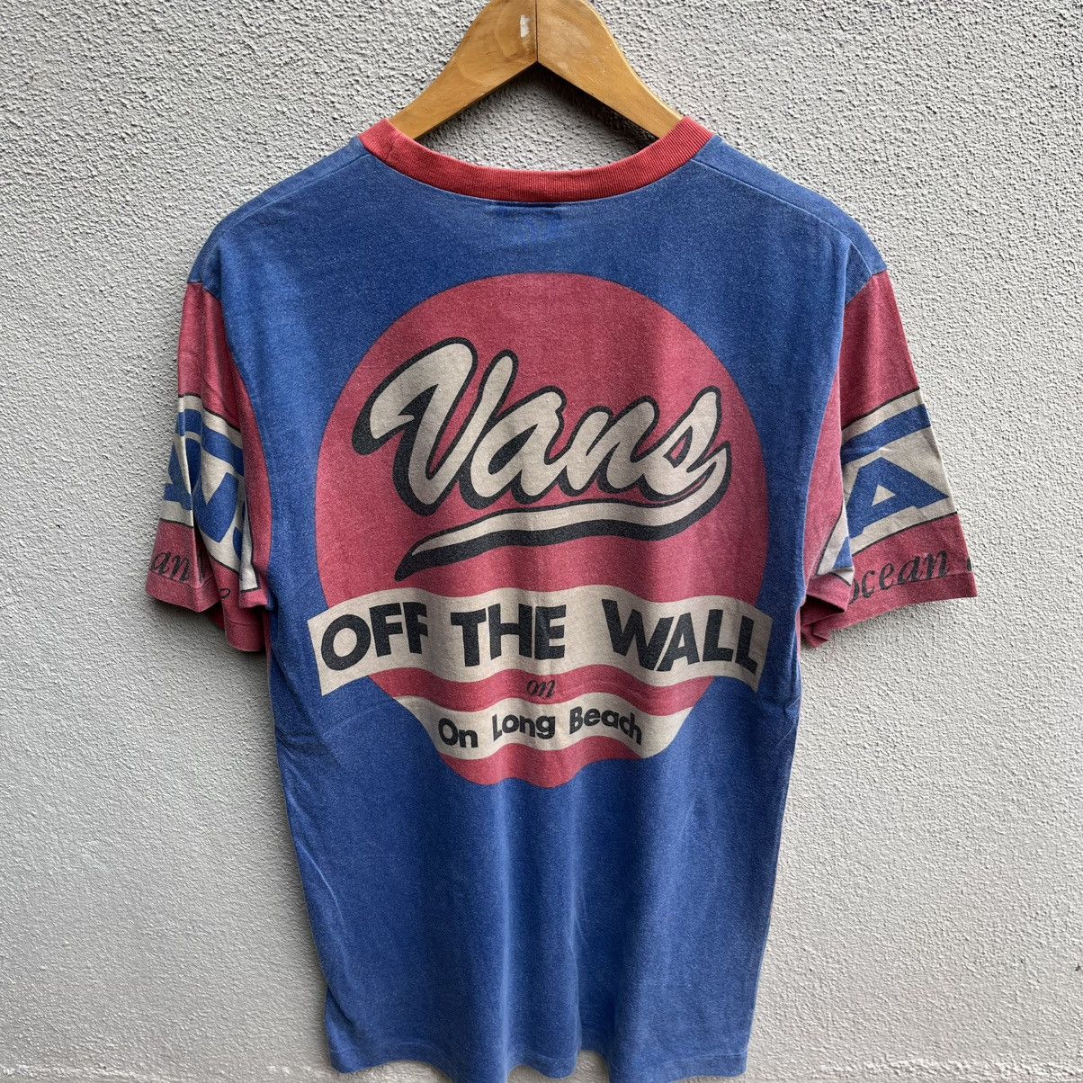 Vans Vintage 90s VANS usa all over print tee Size US M / EU 48-50 / 2 - 3 Thumbnail