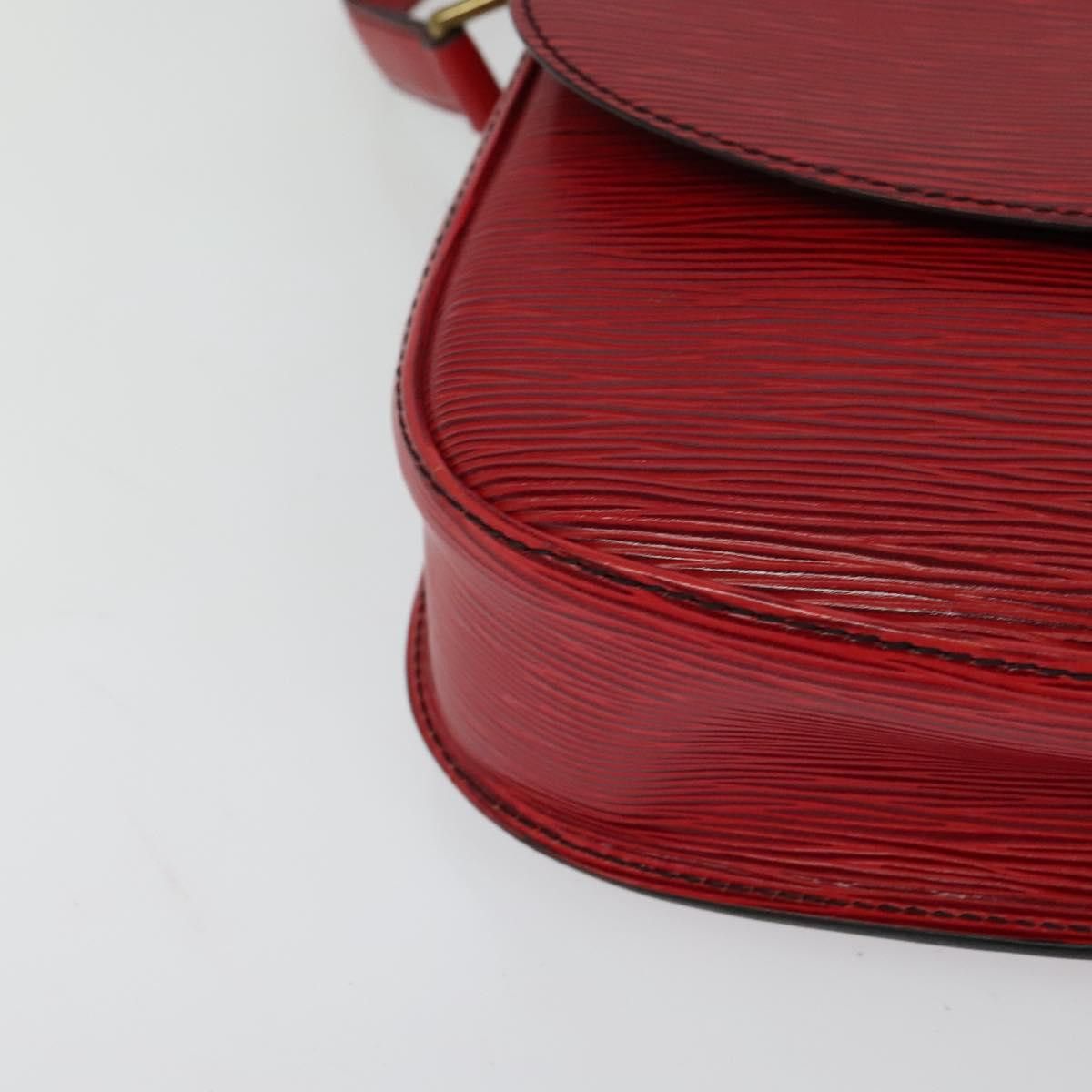 Louis Vuitton LOUIS VUITTON Epi Saint Cloud GM Shoulder Bag Red M52197 Size ONE SIZE - 14 Thumbnail