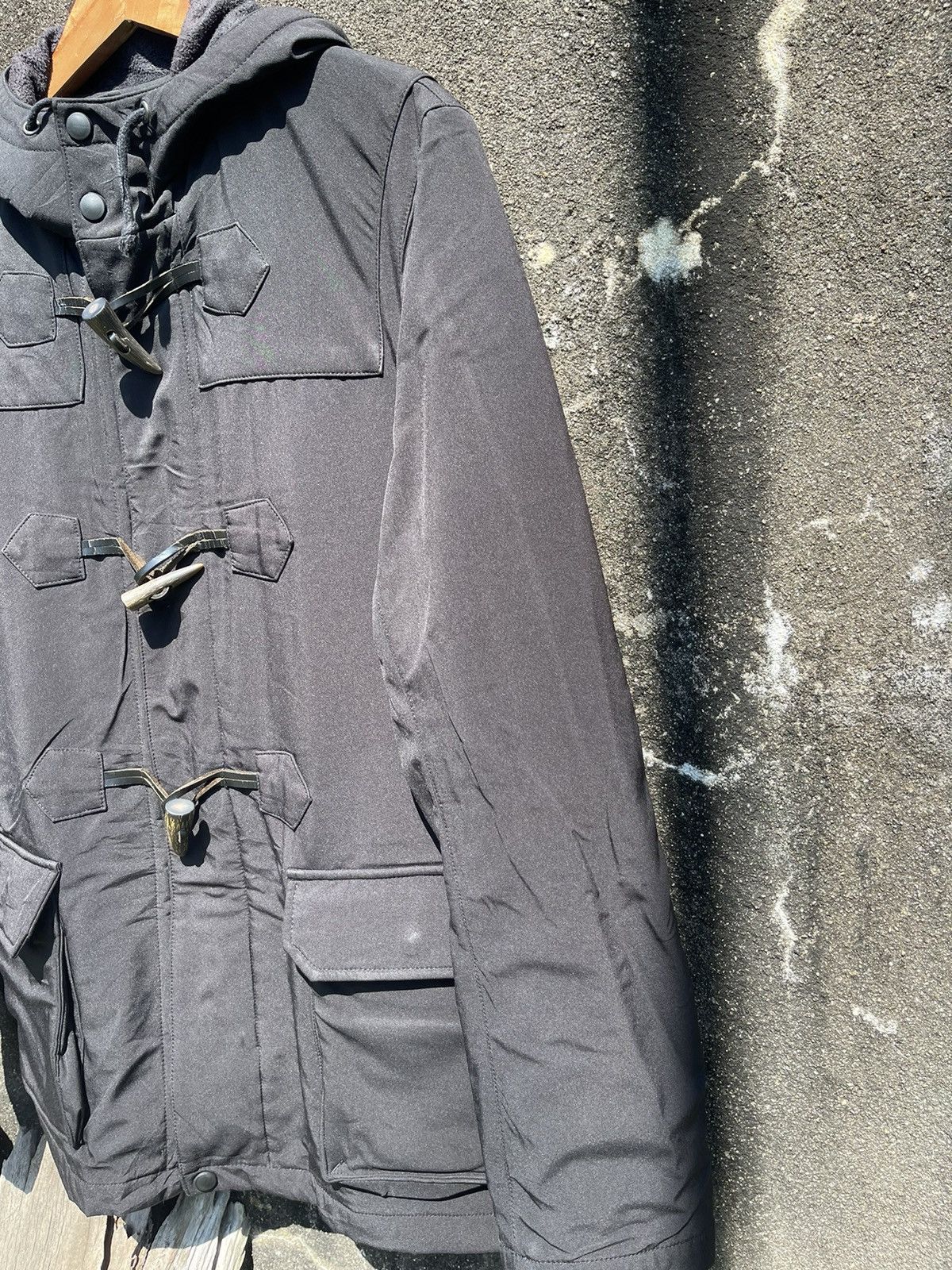 Beams Japan Beams Lights Hooded Toggle Jacket – Black (L) Size US L / EU 52-54 / 3 - 7 Thumbnail