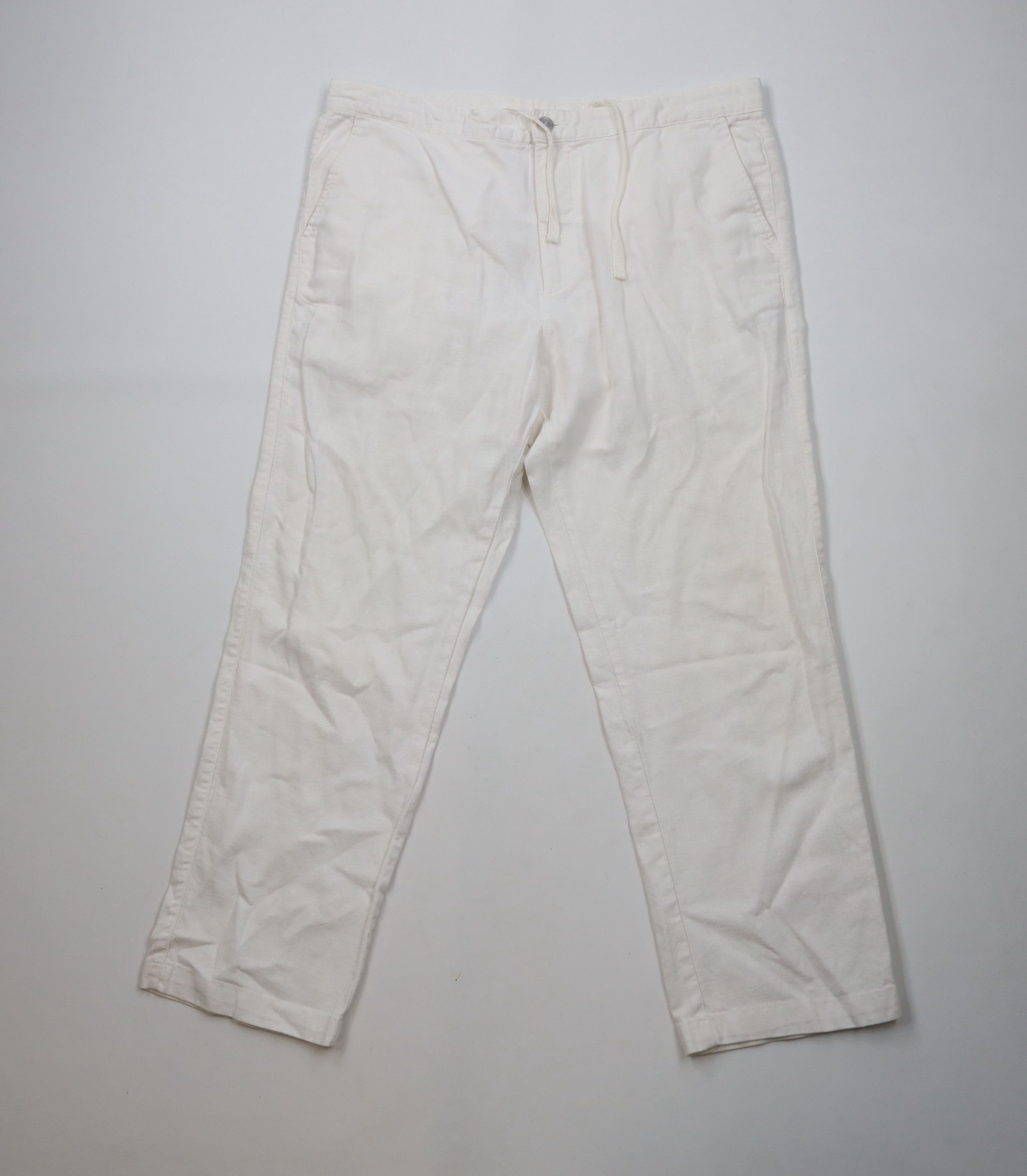 Vintage Vintage Y2K Streetwear Blend Wide Leg Harem Pants White Size US 38 / EU 54 - 1 Thumbnail