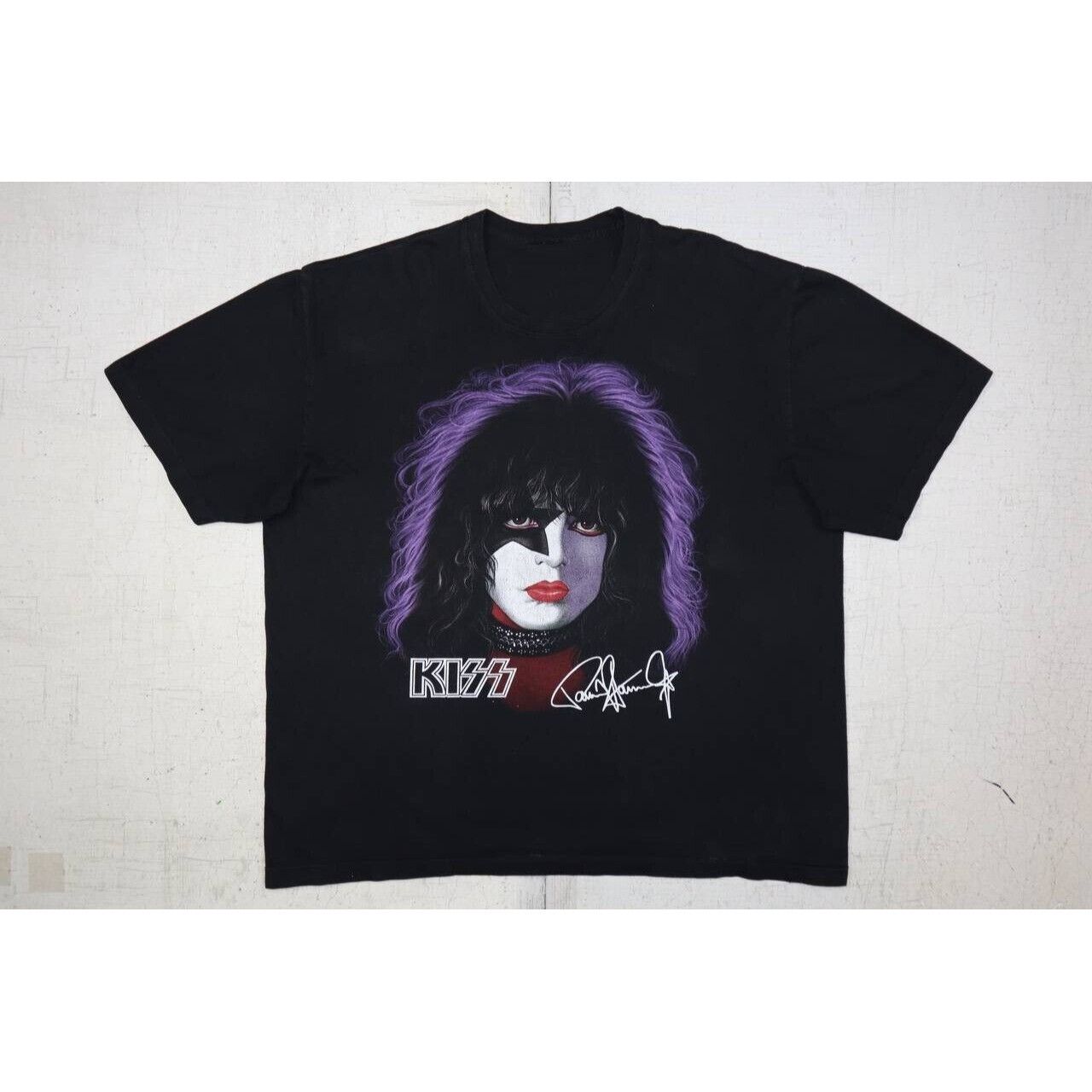 Vintage Vintage 90s KISS Paul Stanley BIG Face T Shirt Size 3XL Rare Size US XXL / EU 58 / 5 - 1 Thumbnail