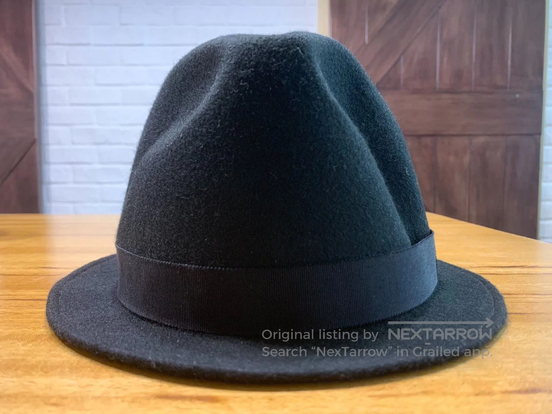 Other black wool fedora hat for all occasions. Size ONE SIZE - 3 Thumbnail
