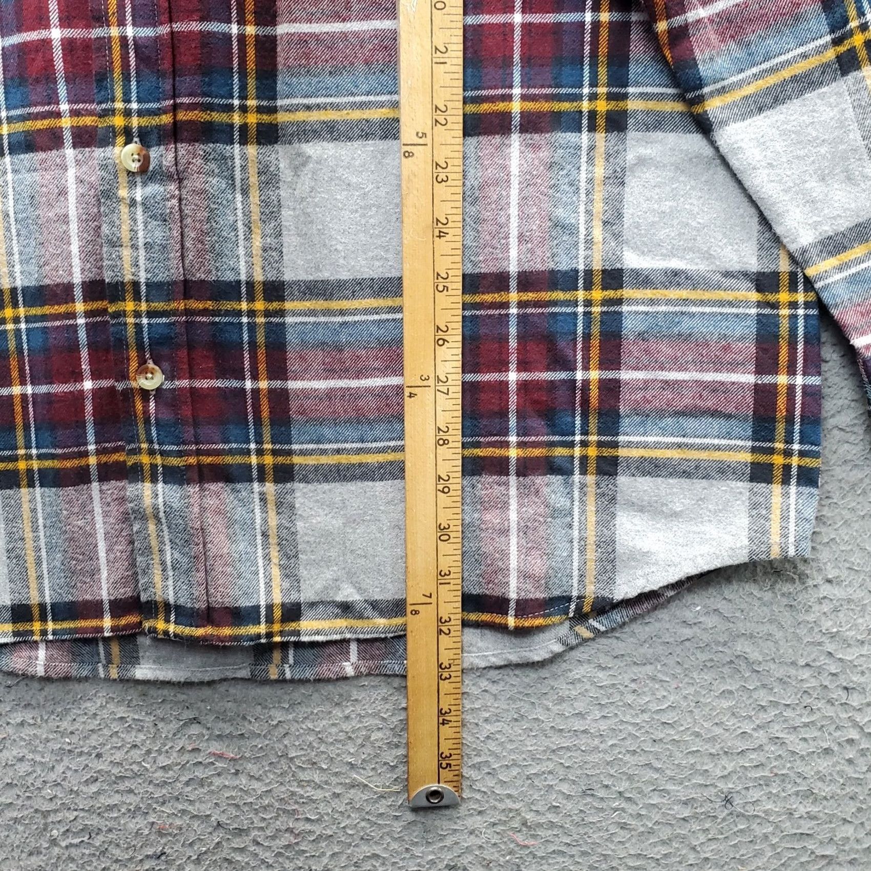 Vintage RedHead Mens Flannel Shirt XL Multi Plaid Button-Up Collared Pocketed | 100% Cotton | All Seasons | Easy Care | Casual Outdoor Size US XL / EU 56 / 4 - 5 Thumbnail