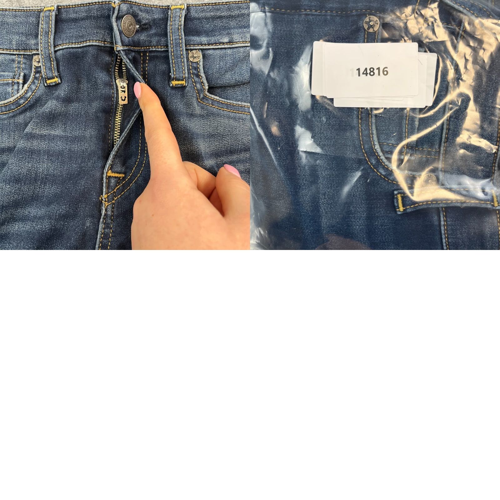 True Religion True Religion Jeans Slim Skinny 27 30 UK 8 Dark Wash Blue Jennie Curvy Womens Jeans Clothing Shoes Accessories Size 30" / US 8 / IT 44 - 9 Thumbnail