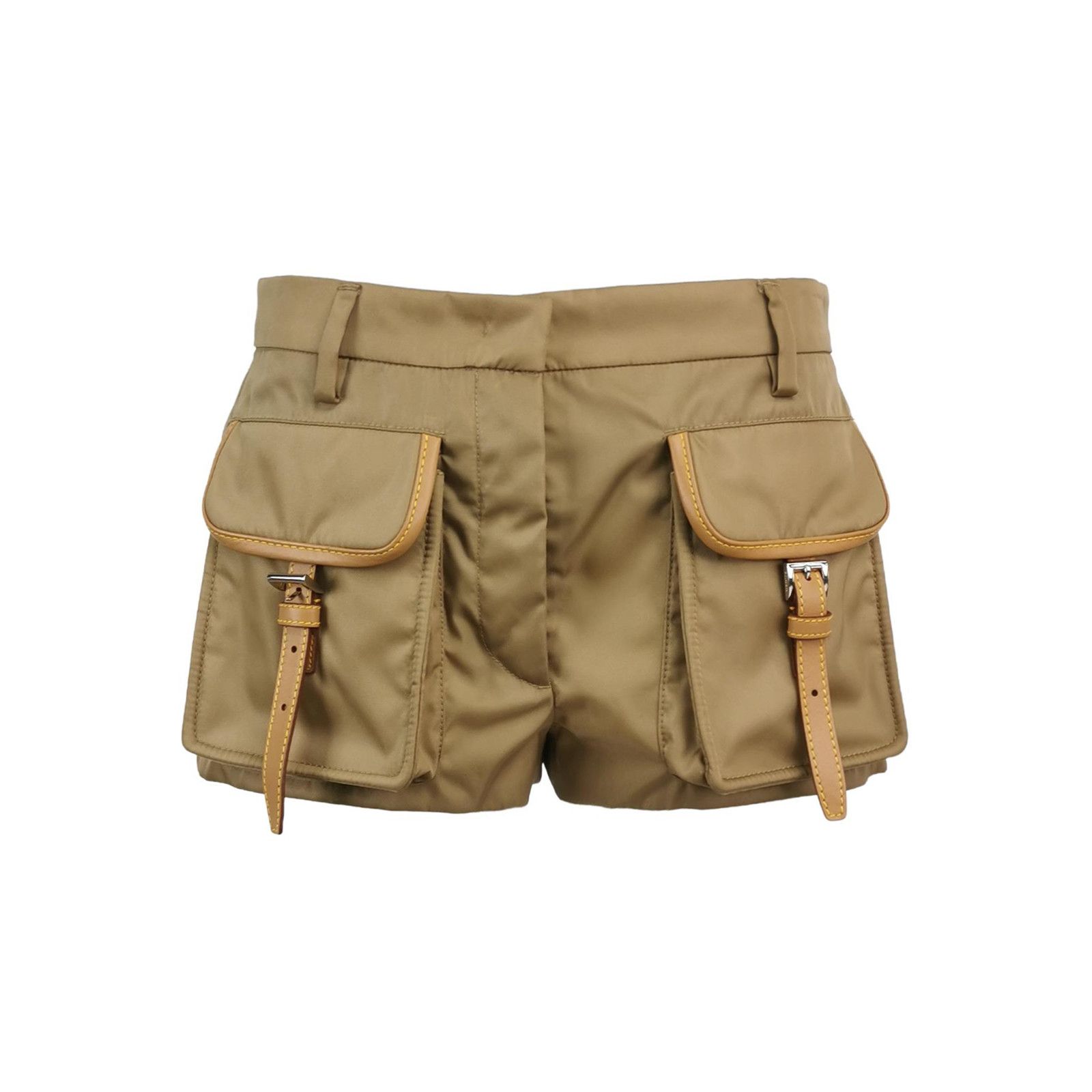 Prada Prada Re-Nylon Logo Shorts Size 38 Size 26" / US 2 / IT 38 - 1 Thumbnail