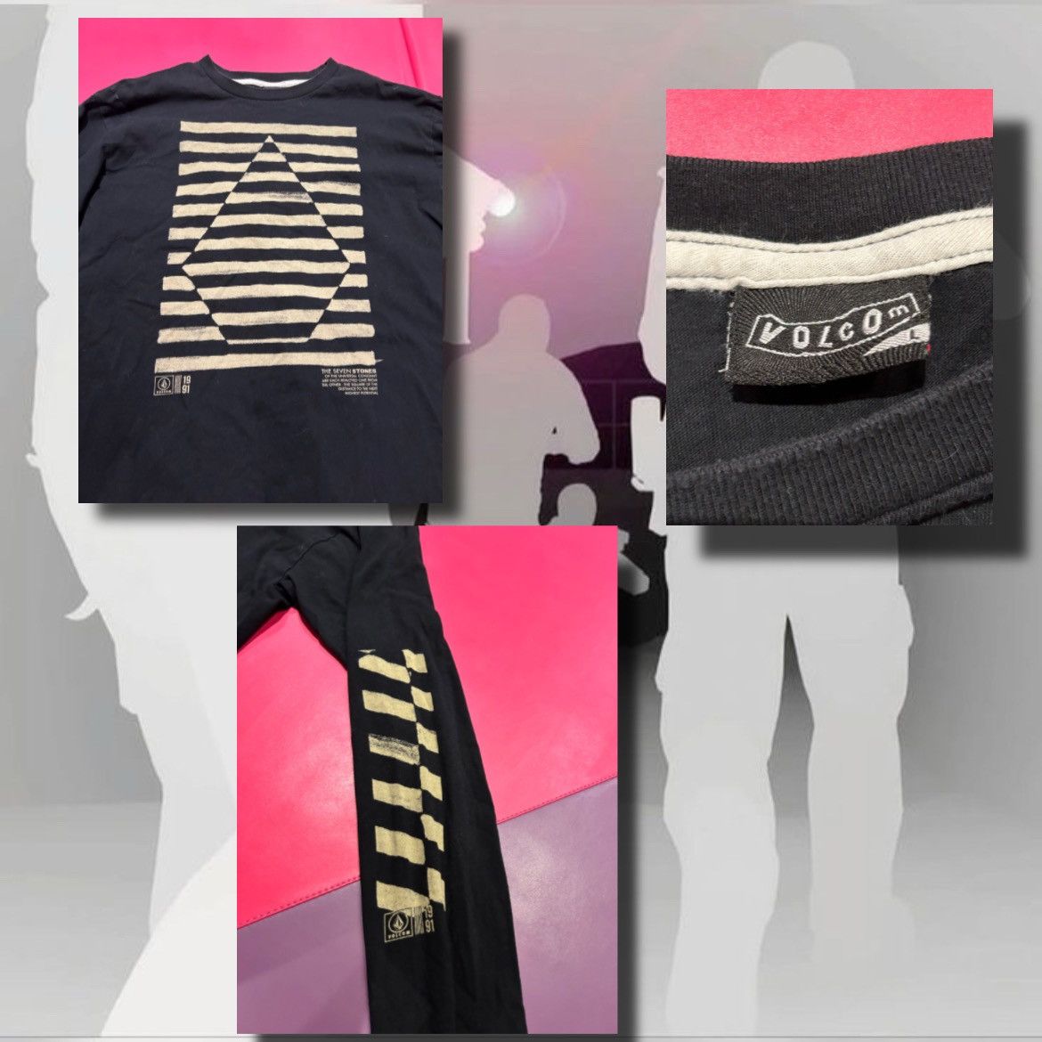 Vintage × Volcom VOLCOM “The Seven Stones” LONG SLEEVE Size US L / EU 52-54 / 3 - 2 Thumbnail