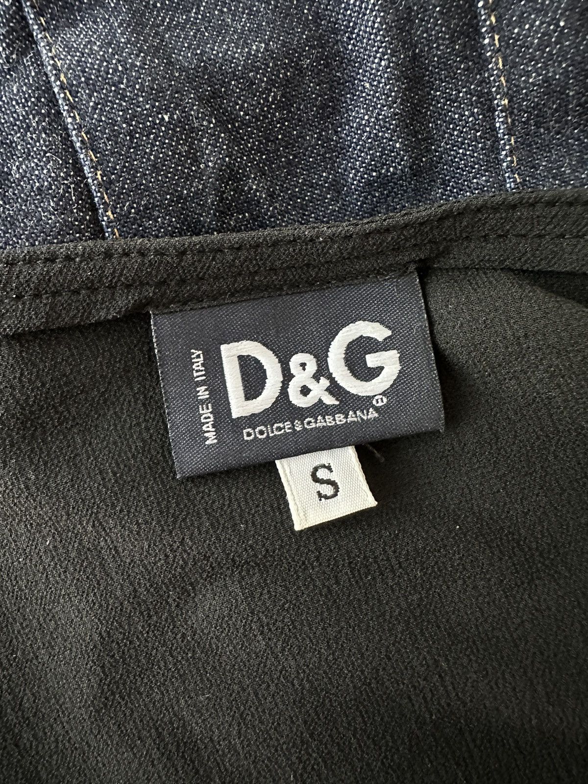 Dolce & Gabbana D&G Fall 1999 denim corset Size M / US 6-8 / IT 42-44 - 10 Thumbnail
