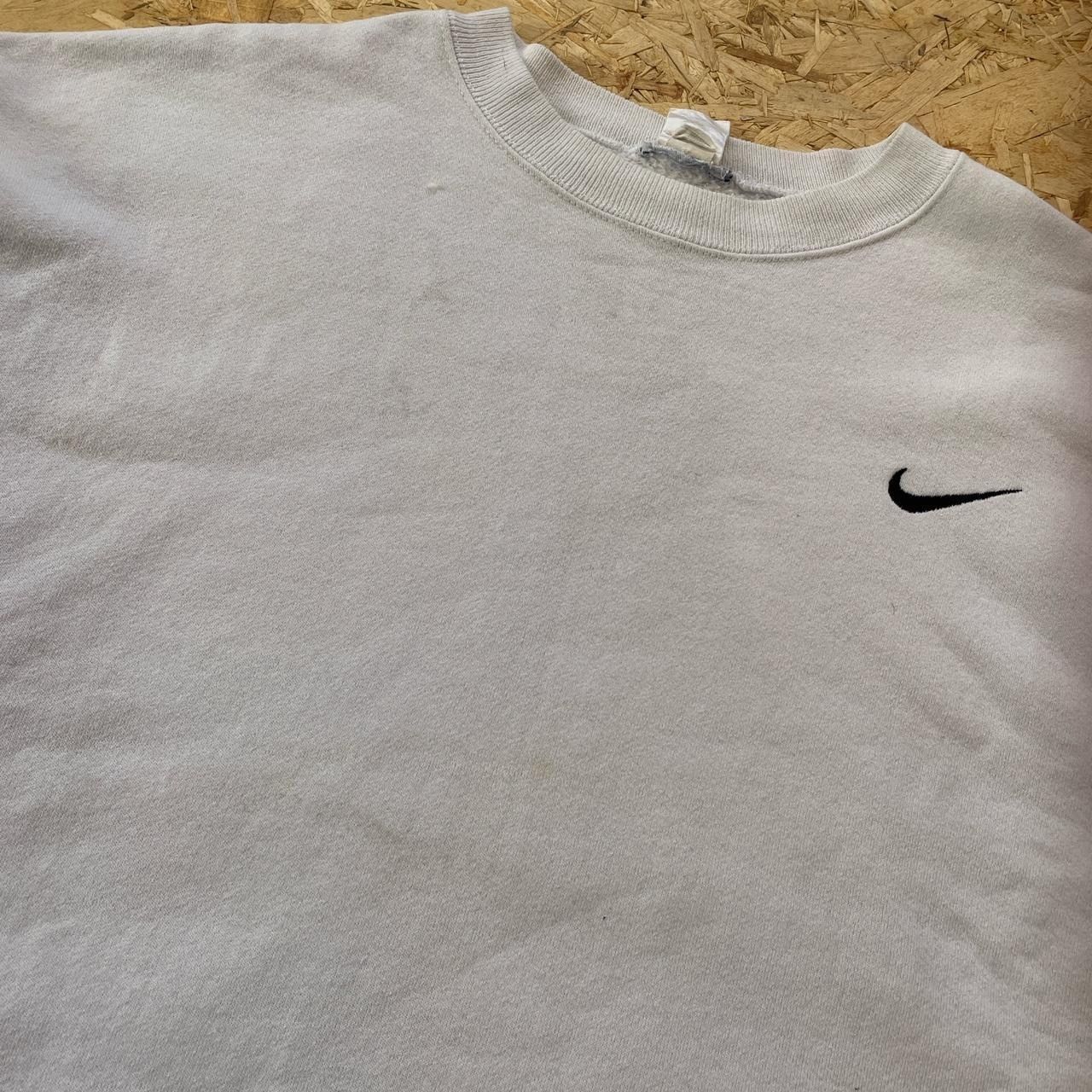 Nike × Vintage Vintage 90s White Nike Size US XL / EU 56 / 4 - 3 Thumbnail