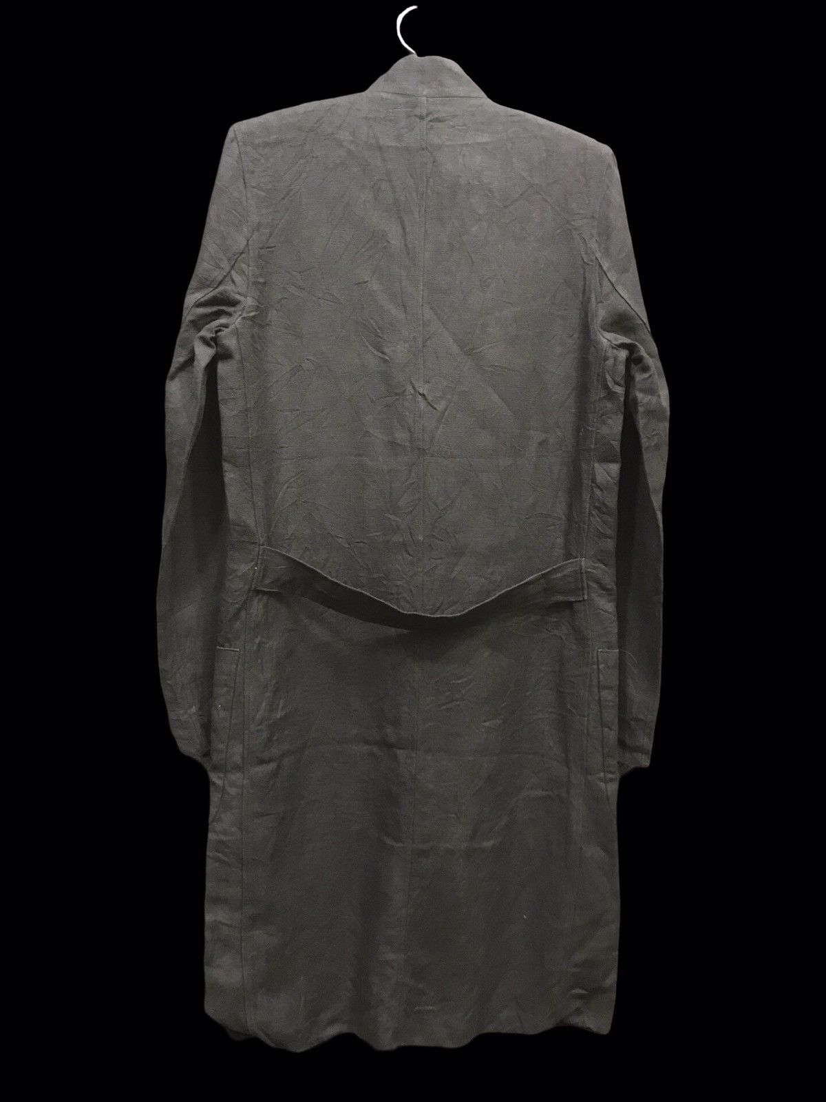 wjk 💥MINIMALIST STYLE💥wjk Japan Designer Linen Long Coat Size US L / EU 52-54 / 3 - 2 Thumbnail