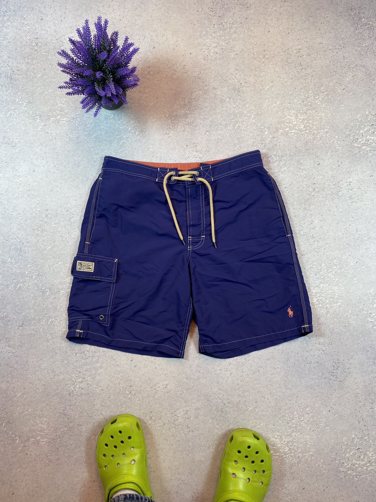 Polo Ralph Lauren × Ralph Lauren × Rap Tees Polo Ralph Lauren Men’s Swimming Shorts Size Small Size US 30 / EU 46 - 2 Thumbnail