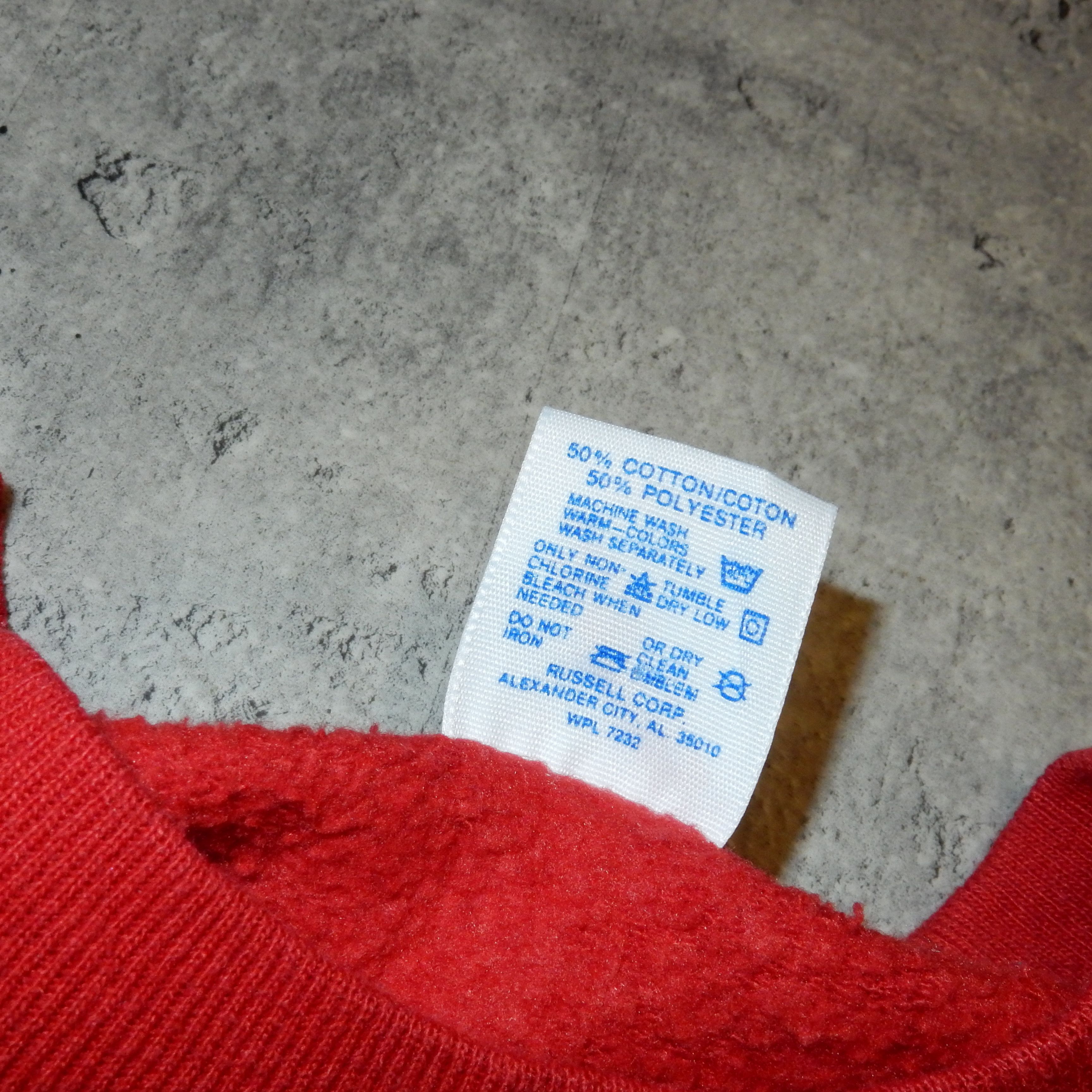 Jerzees × Vintage Jerzees Teddy love vintage 1991 red sweatshirt - XL Size XL / US 12-14 / IT 48-50 - 5 Thumbnail