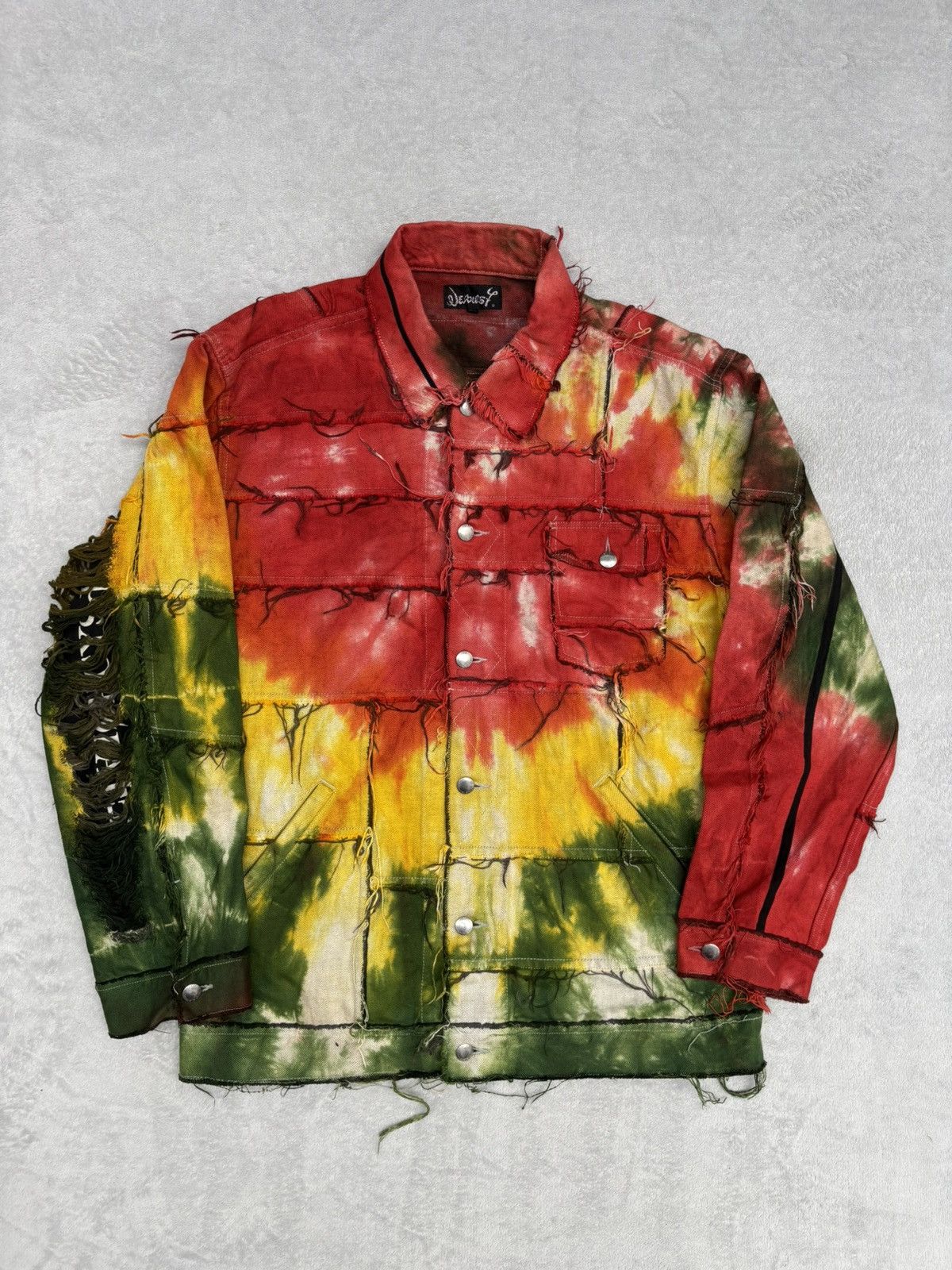 NEXUSVII Rare NexusVII x Psychopath Deconstructed Denim Jacket Size US XL / EU 56 / 4 - 1 Thumbnail