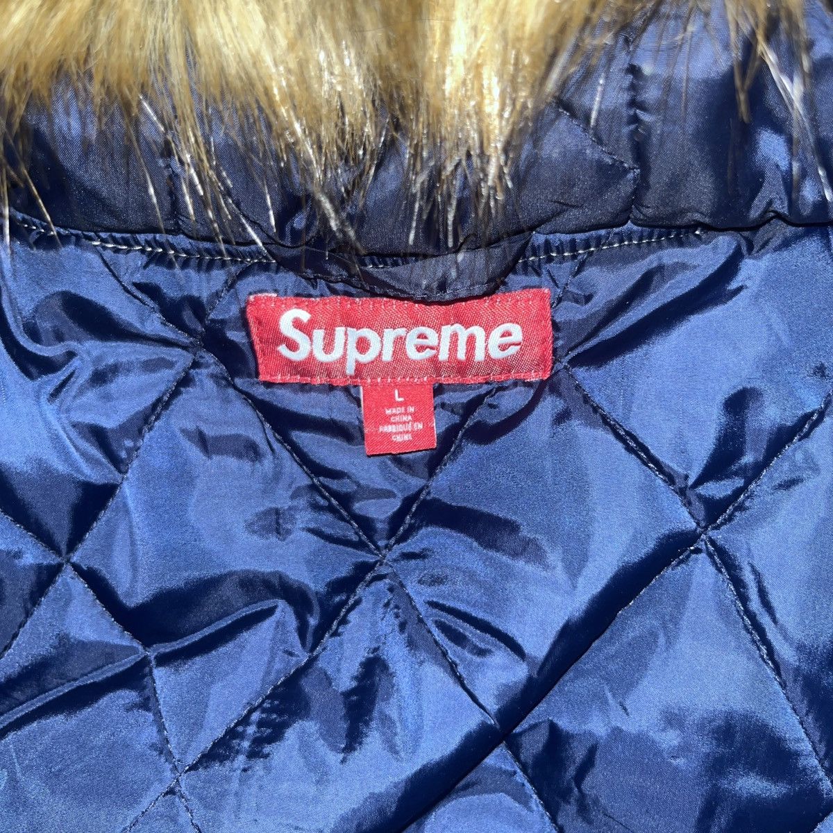 Supreme SUPREME SS25 Jacquard DENIM WORK JACKET Size US L / EU 52-54 / 3 - 2 Thumbnail