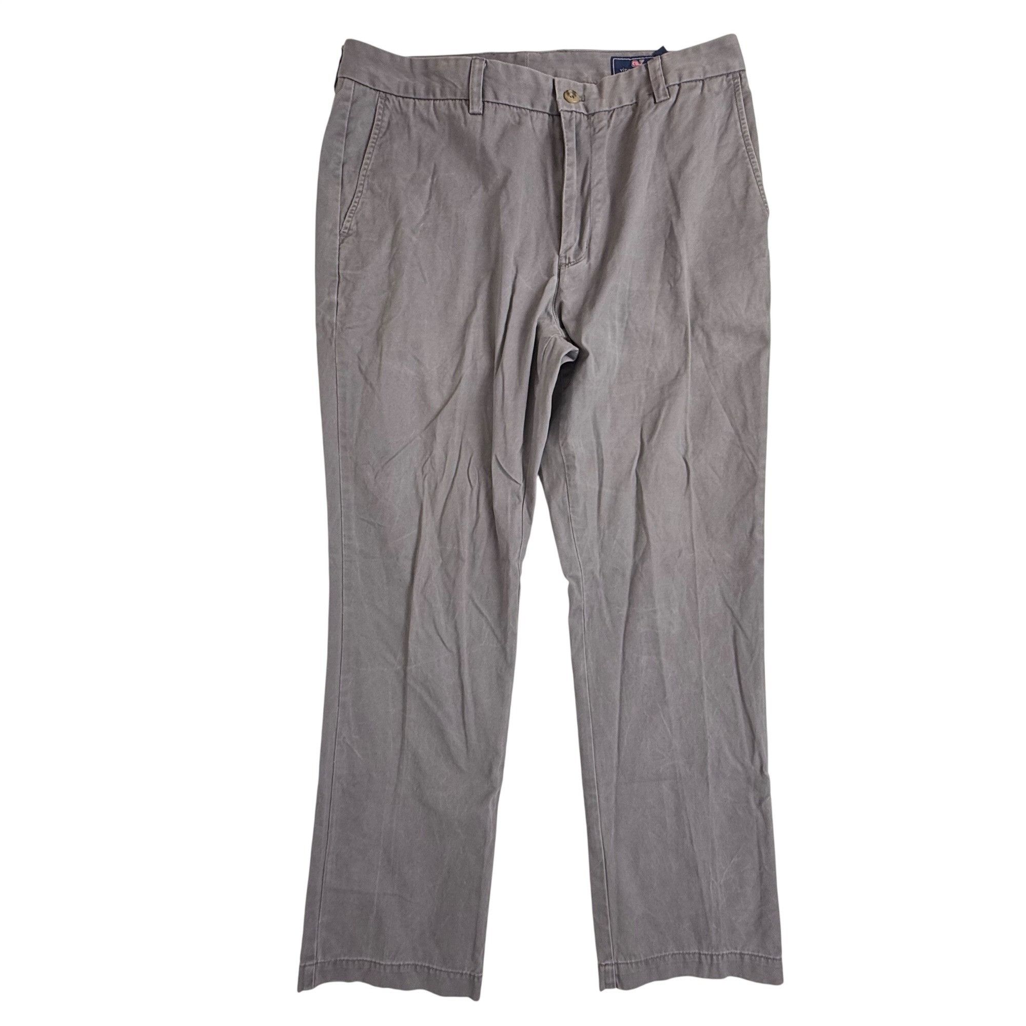 Vineyard Vines Vineyard Vines Men's Slim-Fit Breaker Pant Gray Straight-Leg Size US 36 / EU 52 - 1 Thumbnail