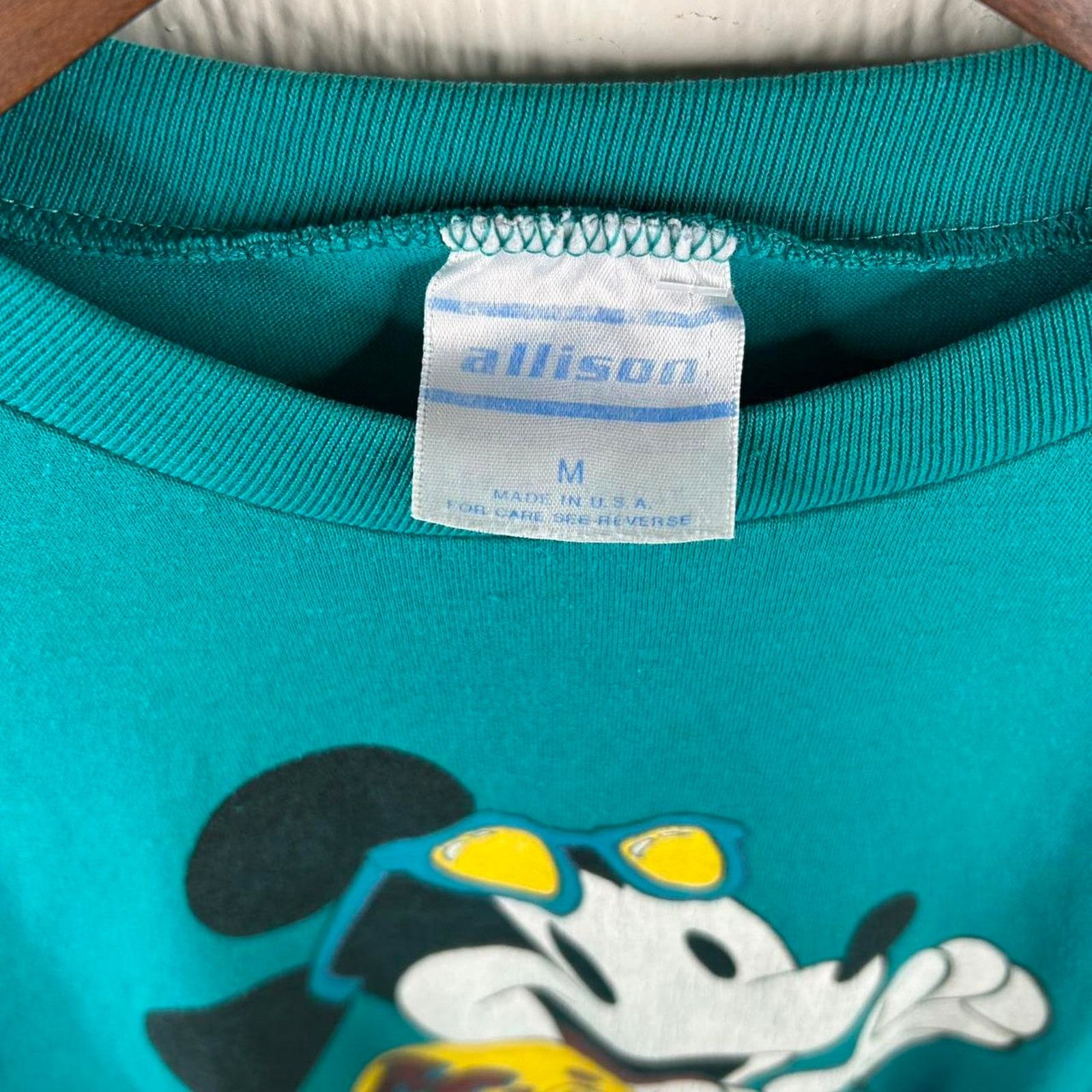 Disney Vintage 80’s Classic Mickey Mouse Summer Tee Size Medium Size US M / EU 48-50 / 2 - 4 Thumbnail