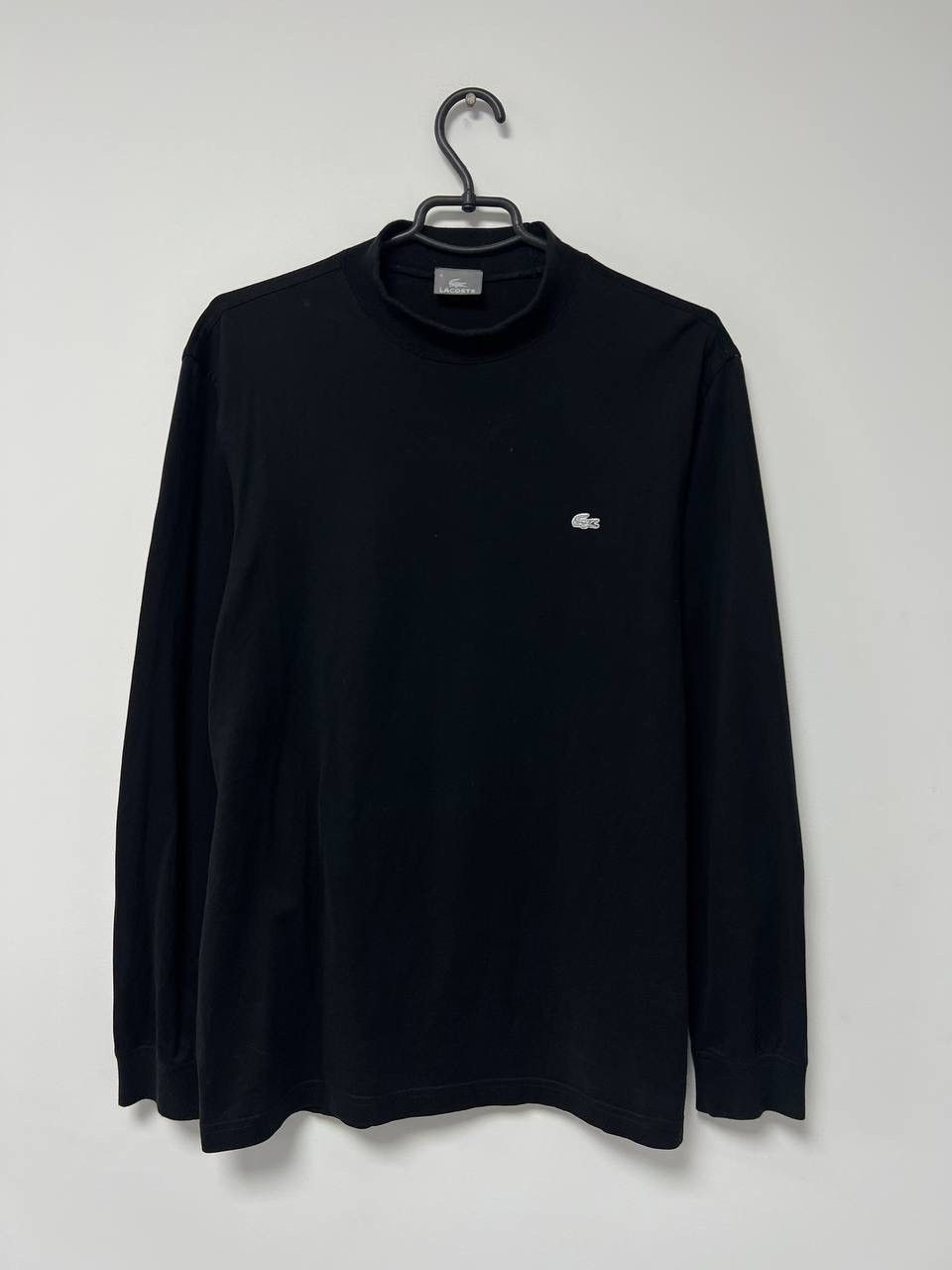 Lacoste Vintage Lacoste Classic long sleeve Sweater Black Luxury 4/M Size US M / EU 48-50 / 2 - 2 Thumbnail