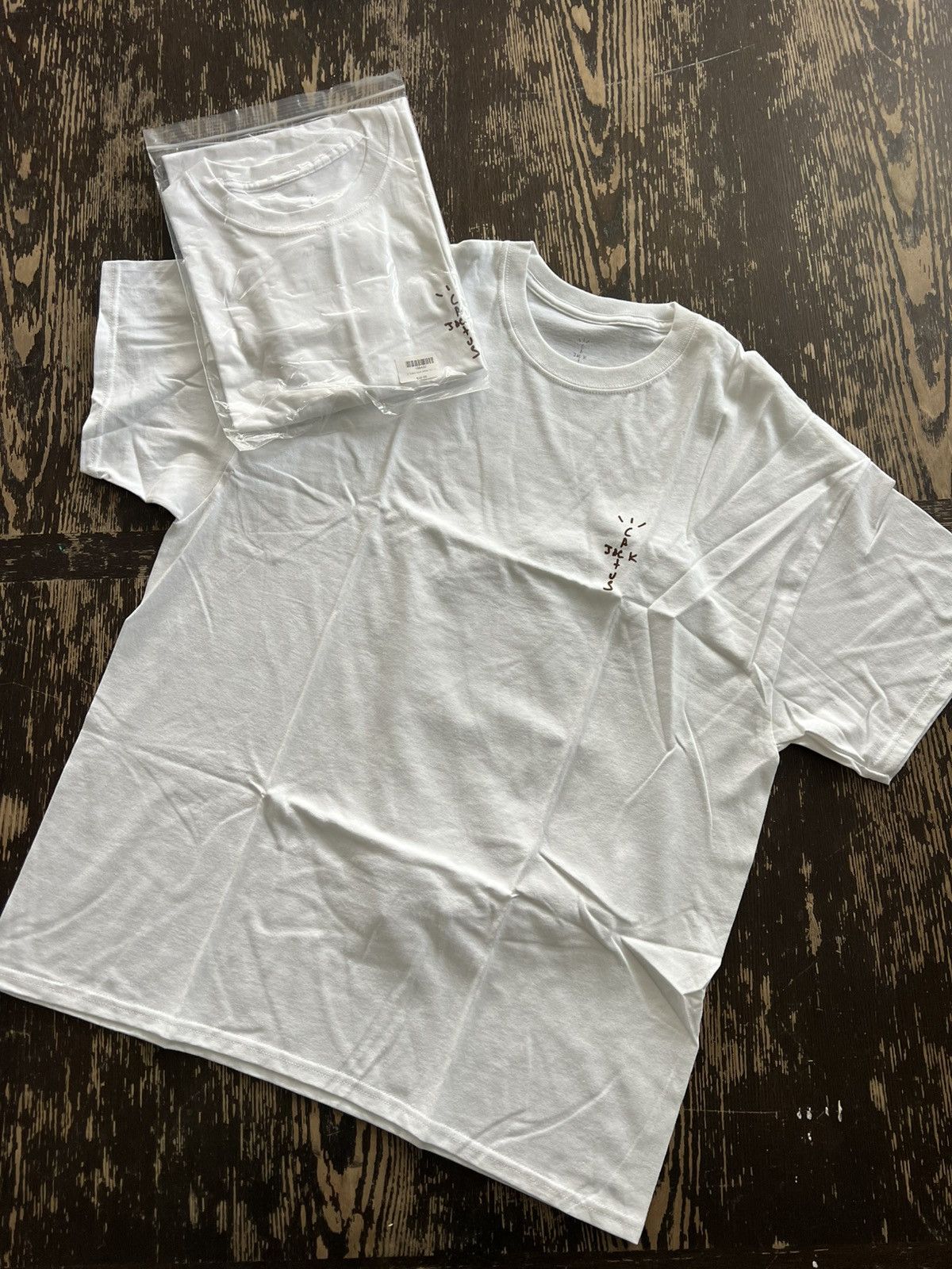 Travis Scott Cactus Jack white T’s 2 pack Size US XL / EU 56 / 4 - 1 Thumbnail