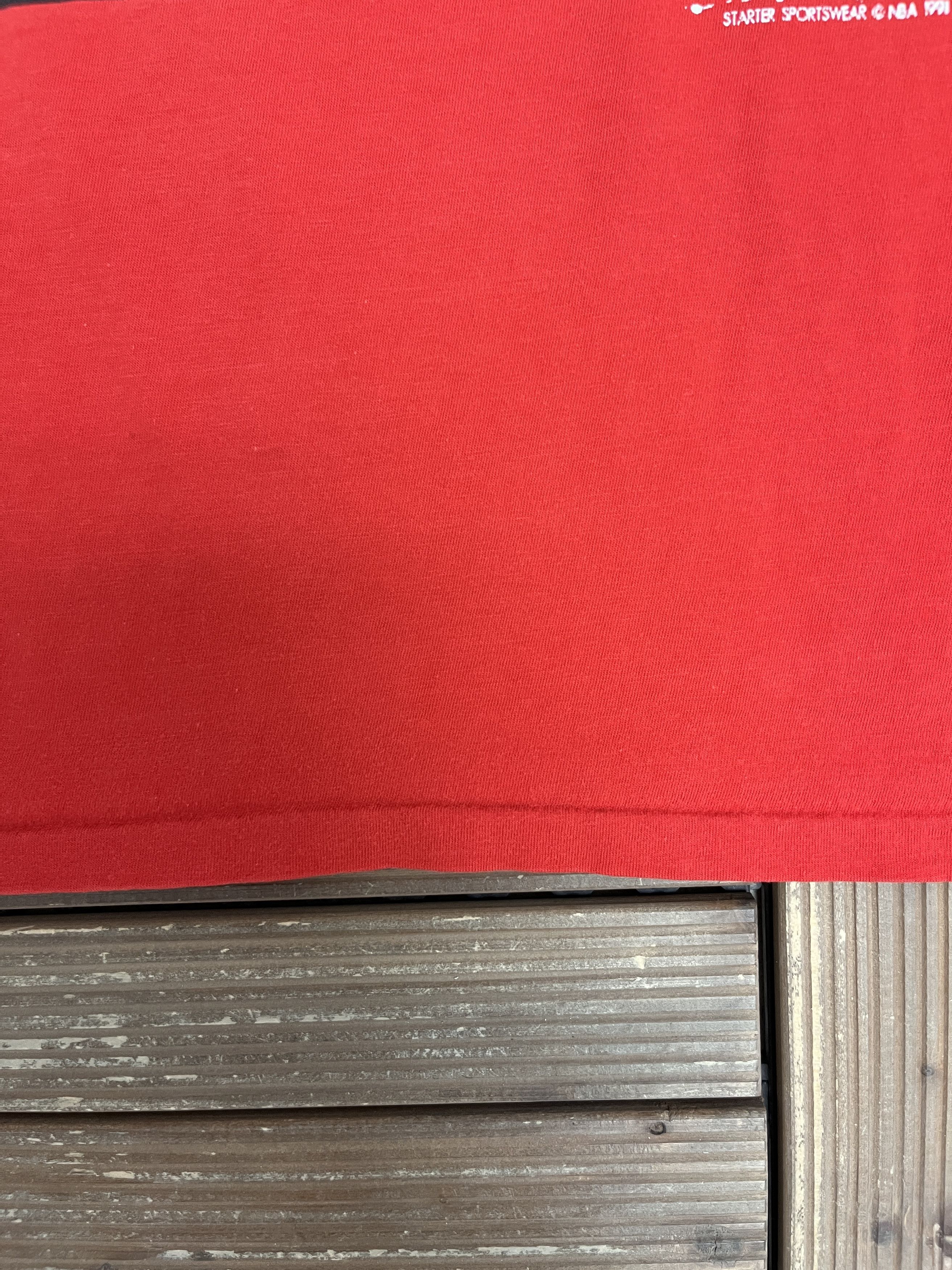 Starter × Vintage Philadelphia 76ers Vintage Red Starter T-Shirt Tee Size US L / EU 52-54 / 3 - 7 Thumbnail