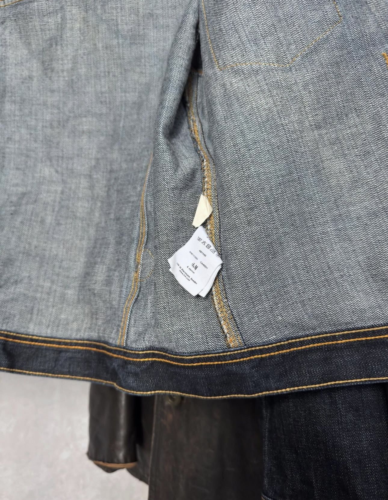 H&M H&M Tribute Denim Now & Then Very Rare Denim Jacket Size US S / EU 44-46 / 1 - 8 Thumbnail