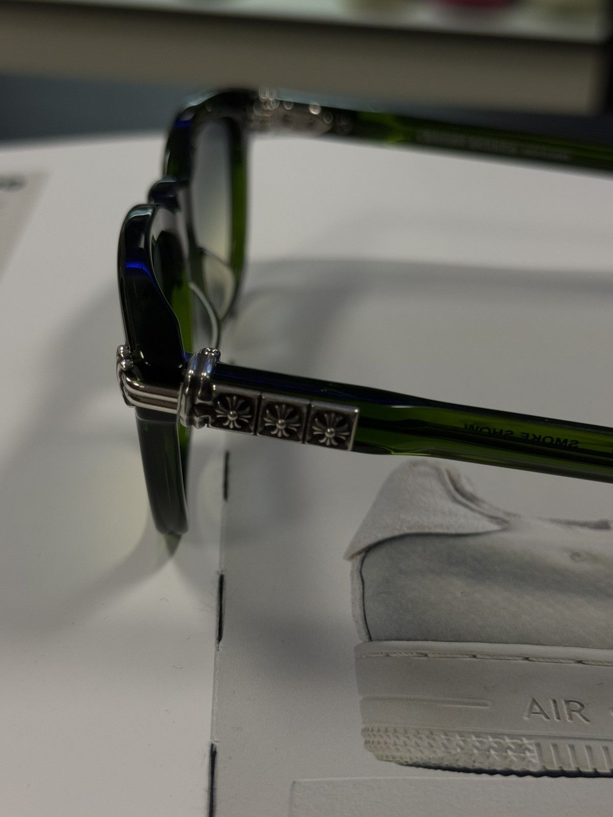 Chrome Hearts Chrome Hearts “Smoke Show” Green Sunglasses (NEW) RARE Size ONE SIZE - 4 Thumbnail