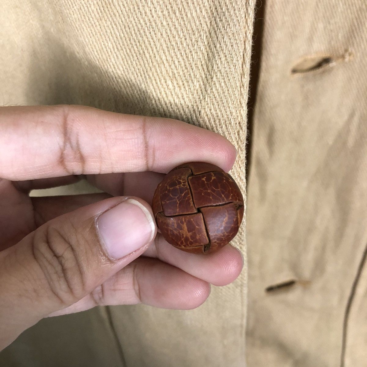 Japanese Brand 📌Vintage Duck Canvas Chore Work Jacket Button 45RPM Design Size US M / EU 48-50 / 2 - 17 Thumbnail