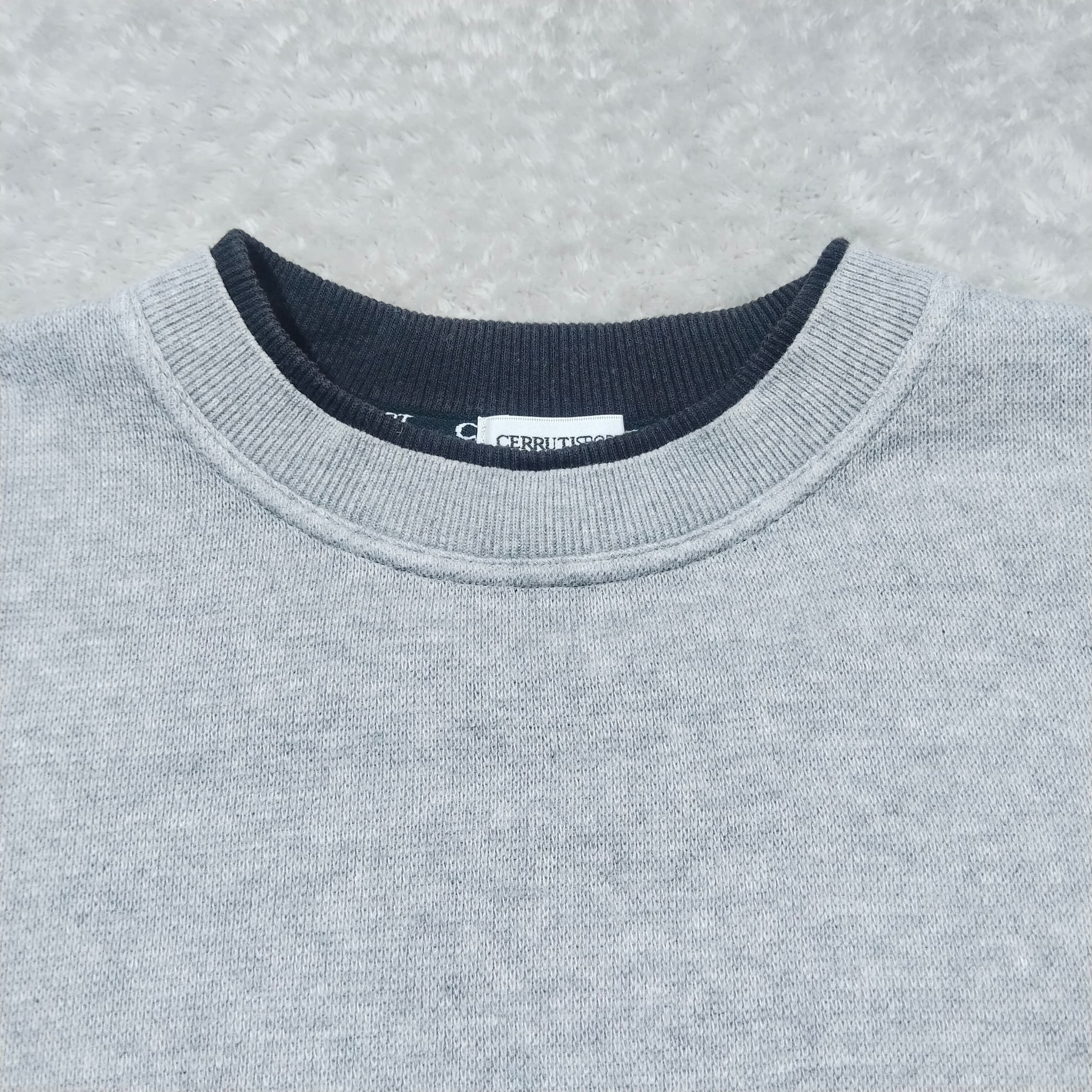 Cerruti 1881 × Vintage VINTAGE CERRUTI SPORT HEATHER GRAY PULLOVER SWEATSHIRT Size US M / EU 48-50 / 2 - 4 Thumbnail