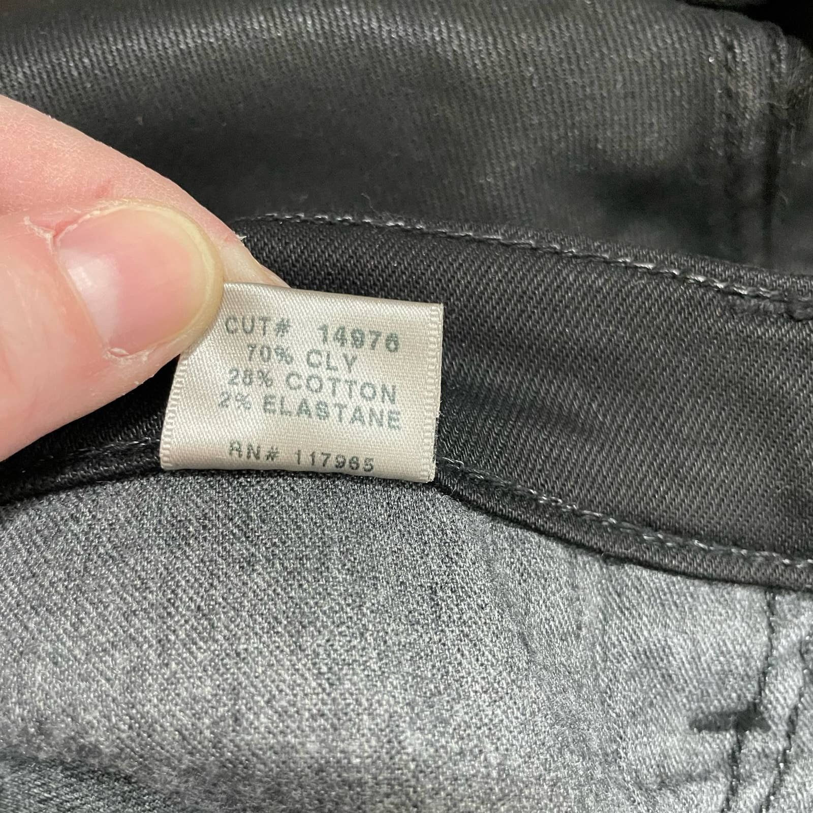 J Brand J Brand Black Super Skinny Coated Lacquer Jeans - Size 26 Size 26" / US 2 / IT 38 - 7 Thumbnail