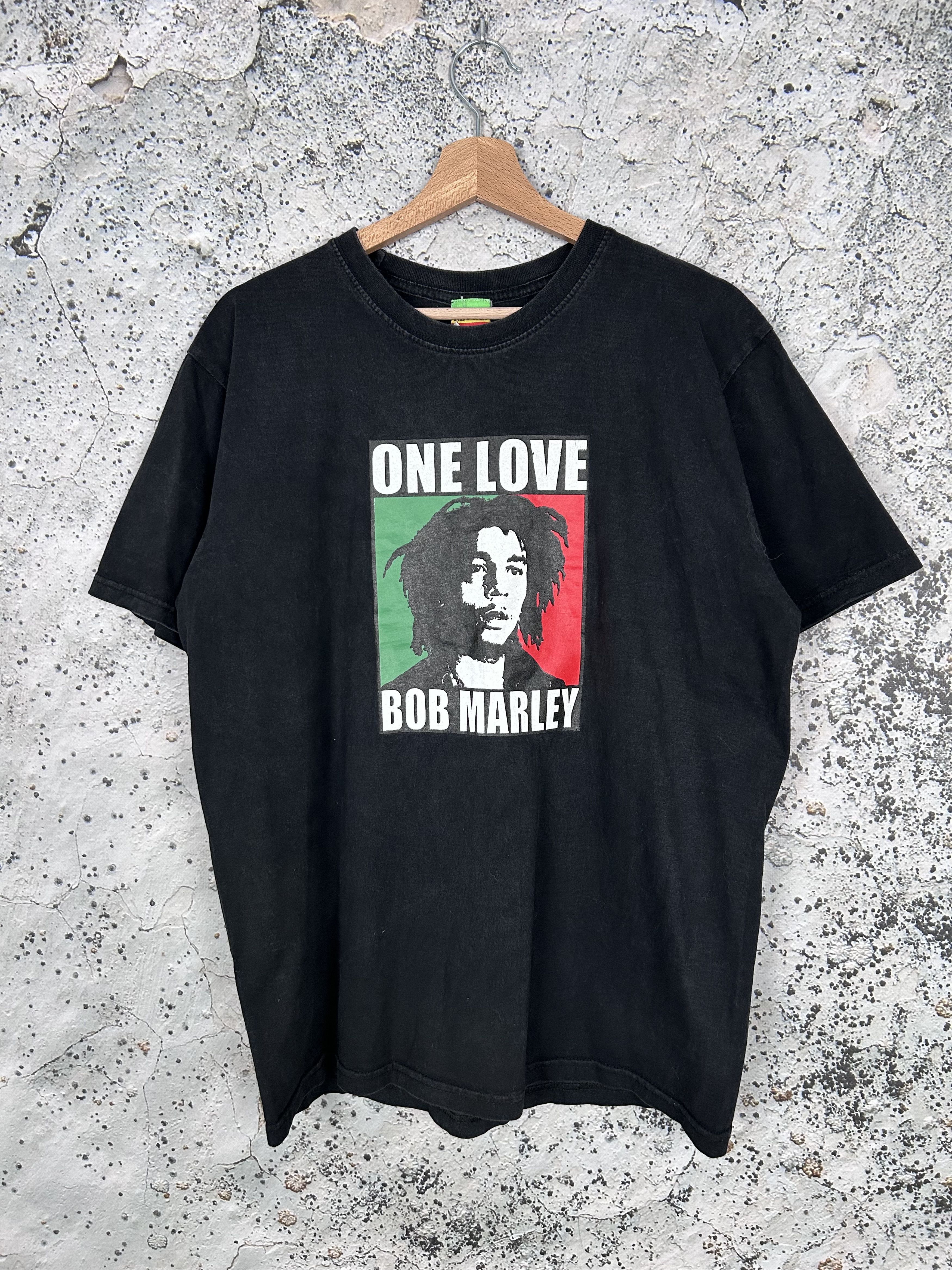 Bob Marley × Vintage Vintage bootleg rare bob marley 90s shirt