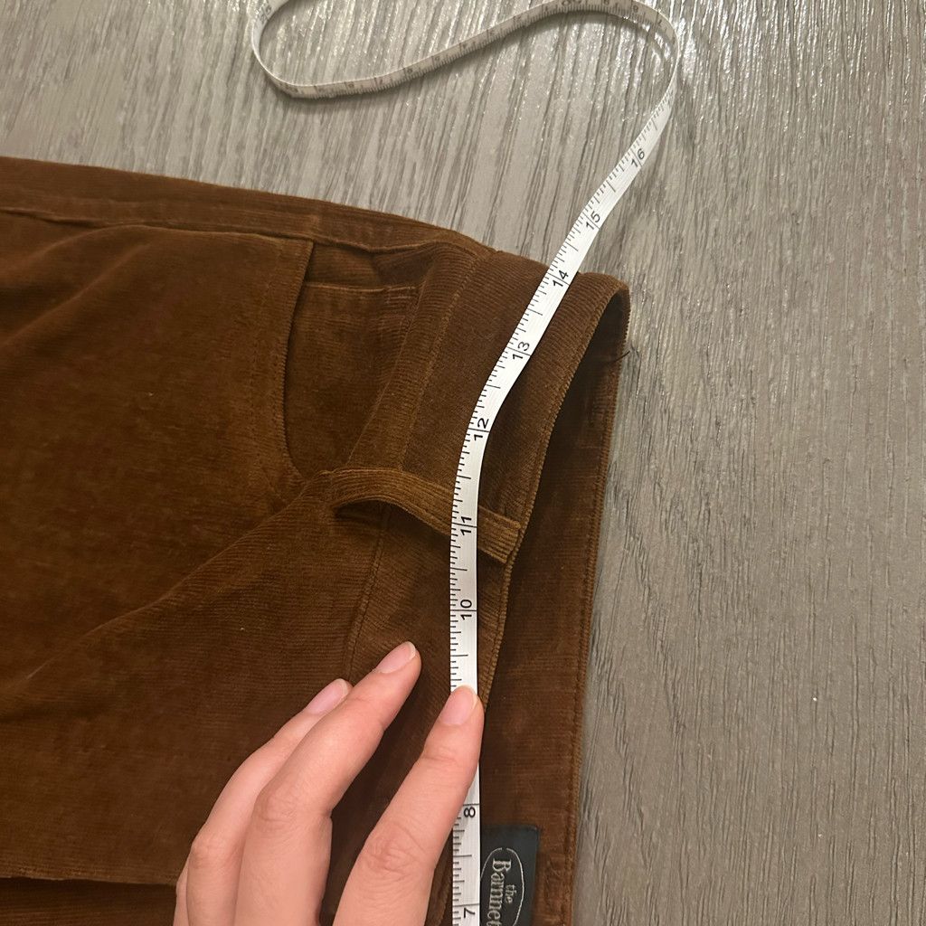 Zara The Barnett Brown Corduroy Pants Size 27" / US 4 / IT 40 - 10 Thumbnail