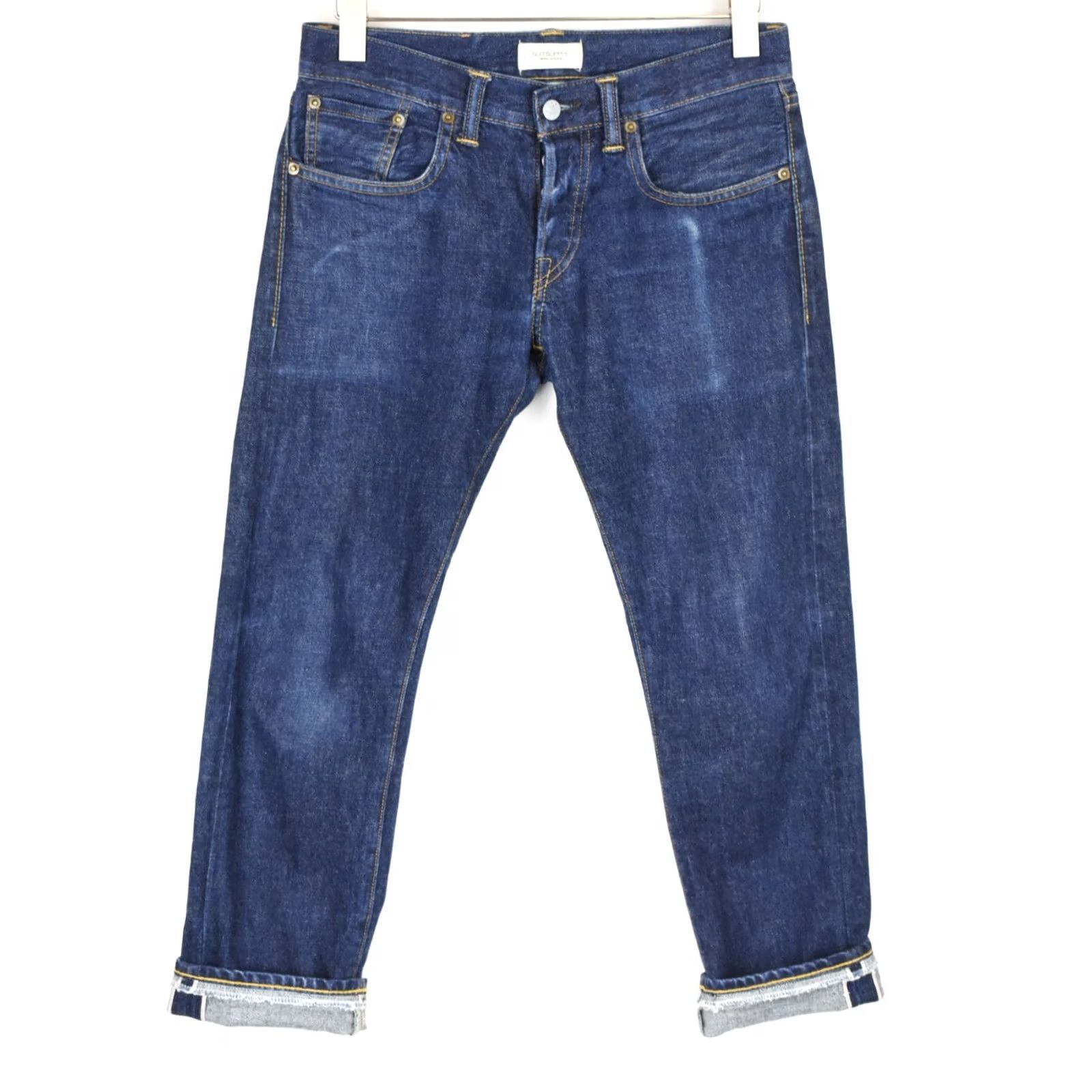 Suitsupply Suitsupply Denim Goods Selvedge Jeans Mens W28/~L26 Regular Fit Blue Buttons Jeans Size US 28 / EU 44 - 2 Thumbnail