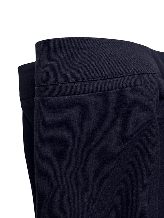 Piazza Sempione Navy tapered cigarette pant with waistband Size 30" / US 8 / IT 44 - 7 Thumbnail
