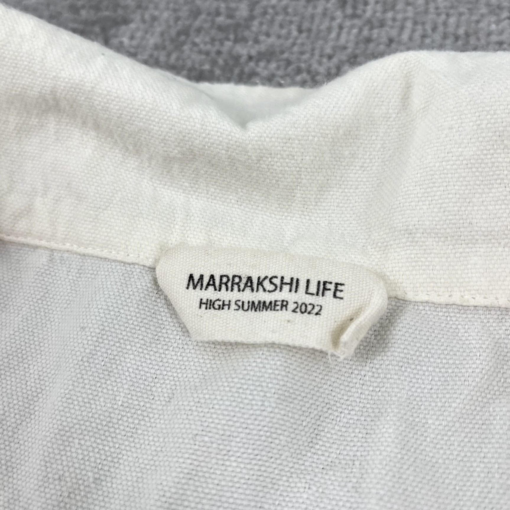 Vintage Marrakshi Life Blouse Womens XL White Casual Popover Summer Preppy 2022 Size XL / US 12-14 / IT 48-50 - 2 Thumbnail