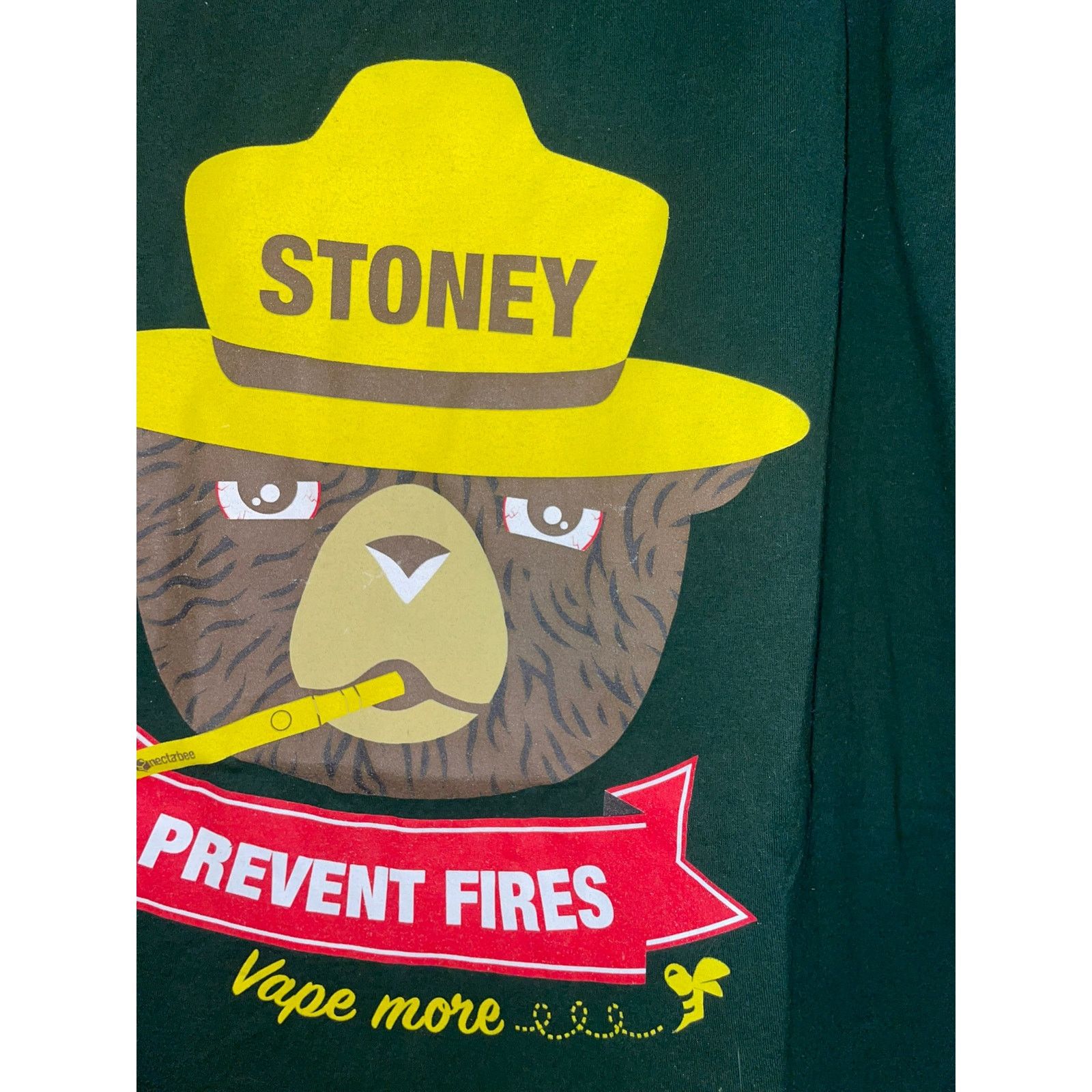 Hanes Nectar Bee Shirt Stoney The Bear Prevent Fires Tee 2XL XXL Size US XXL / EU 58 / 5 - 4 Thumbnail