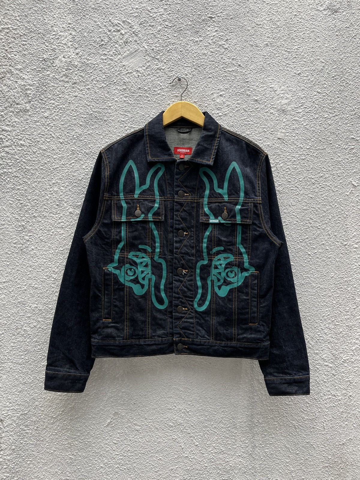 Icecream BBC Icecream “Running Dog” Heavy Denim Jacket Size US M / EU 48-50 / 2 - 1 Thumbnail