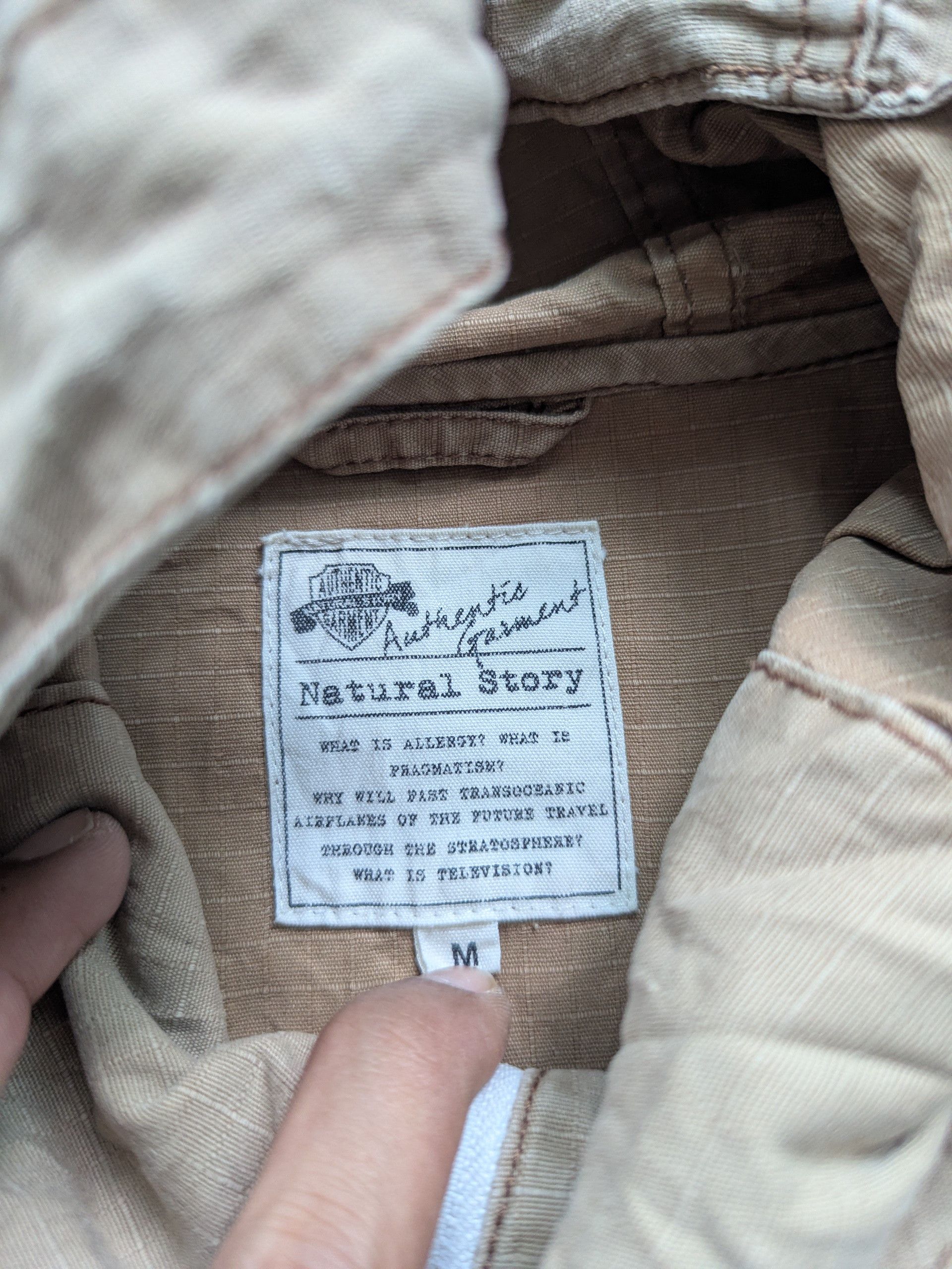 Japanese Brand × Vintage Vintage Hoodie Jacket by Natural Story Size US M / EU 48-50 / 2 - 12 Thumbnail
