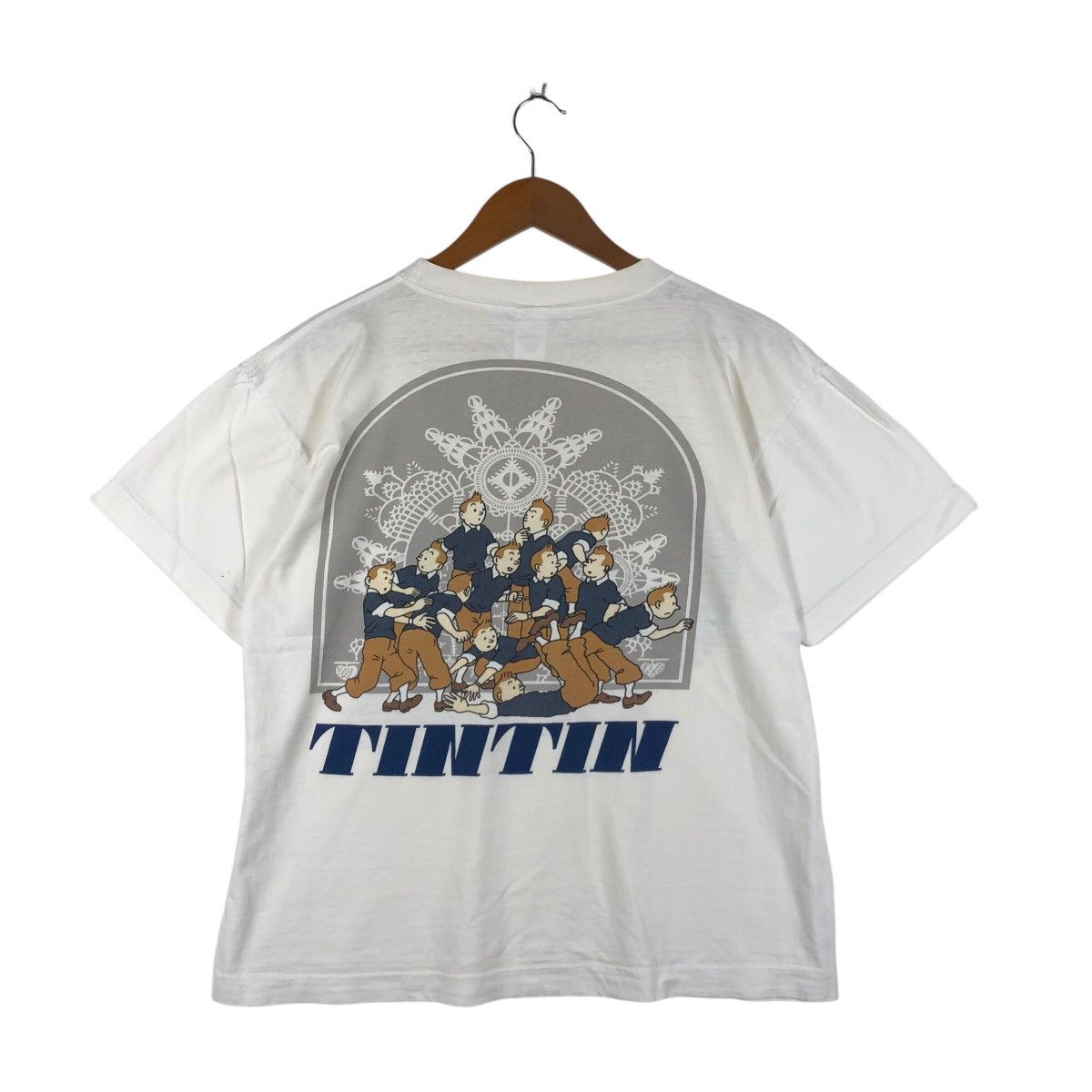 Vintage The Adventure of TINTIN Rare Design T-Shirt Size US L / EU 52-54 / 3 - 5 Thumbnail