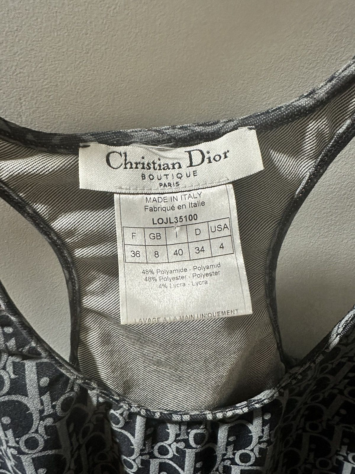 Dior × Vintage Vintage Dior top Size S / US 4 / IT 40 - 4 Thumbnail