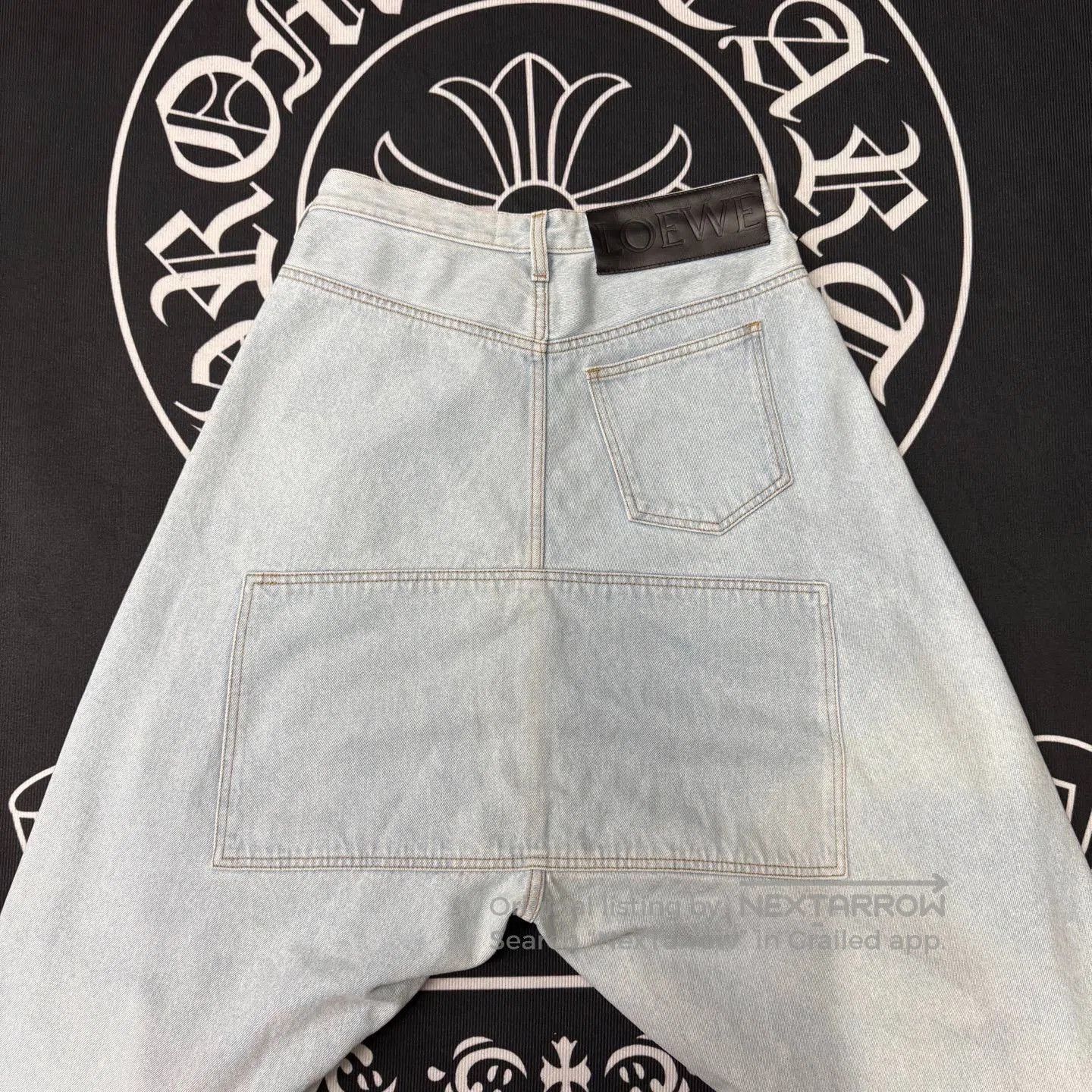 Loewe LOEWE Light Blue Wide. Size 35" - 3 Thumbnail
