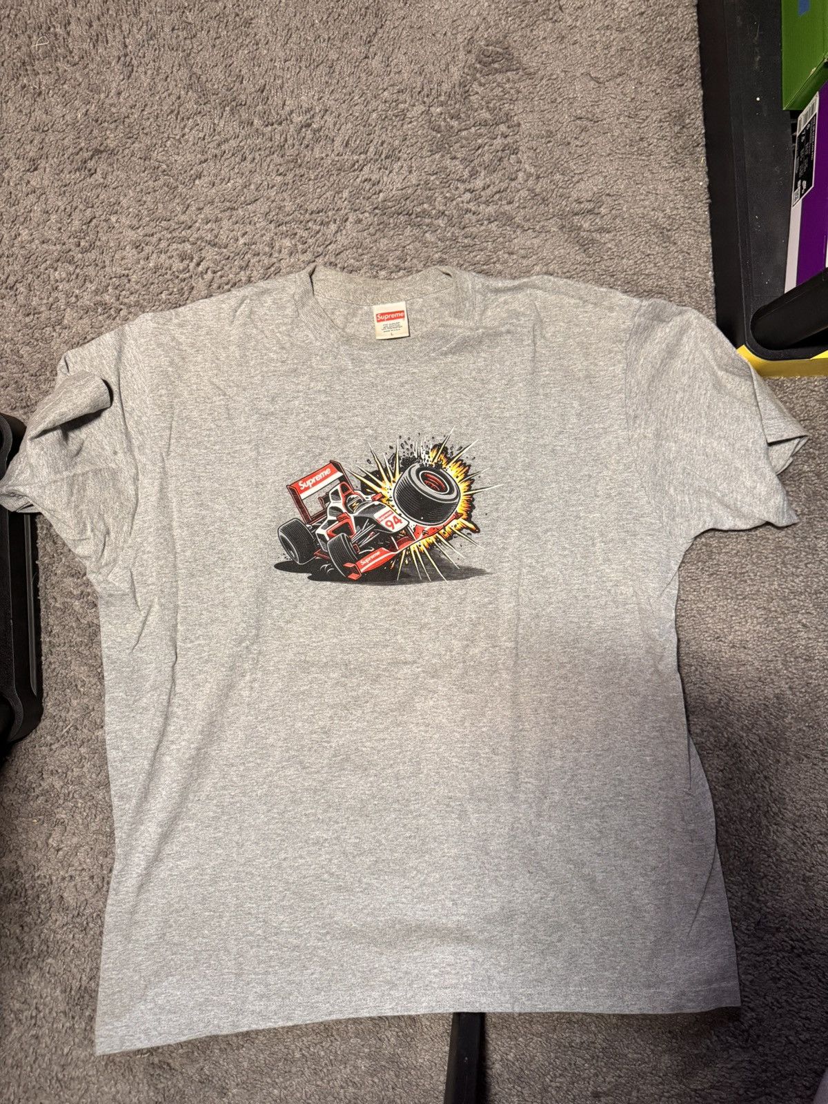 Supreme Supreme Crash T-Shirt F/W 2021 Size US L / EU 52-54 / 3 - 1 Thumbnail