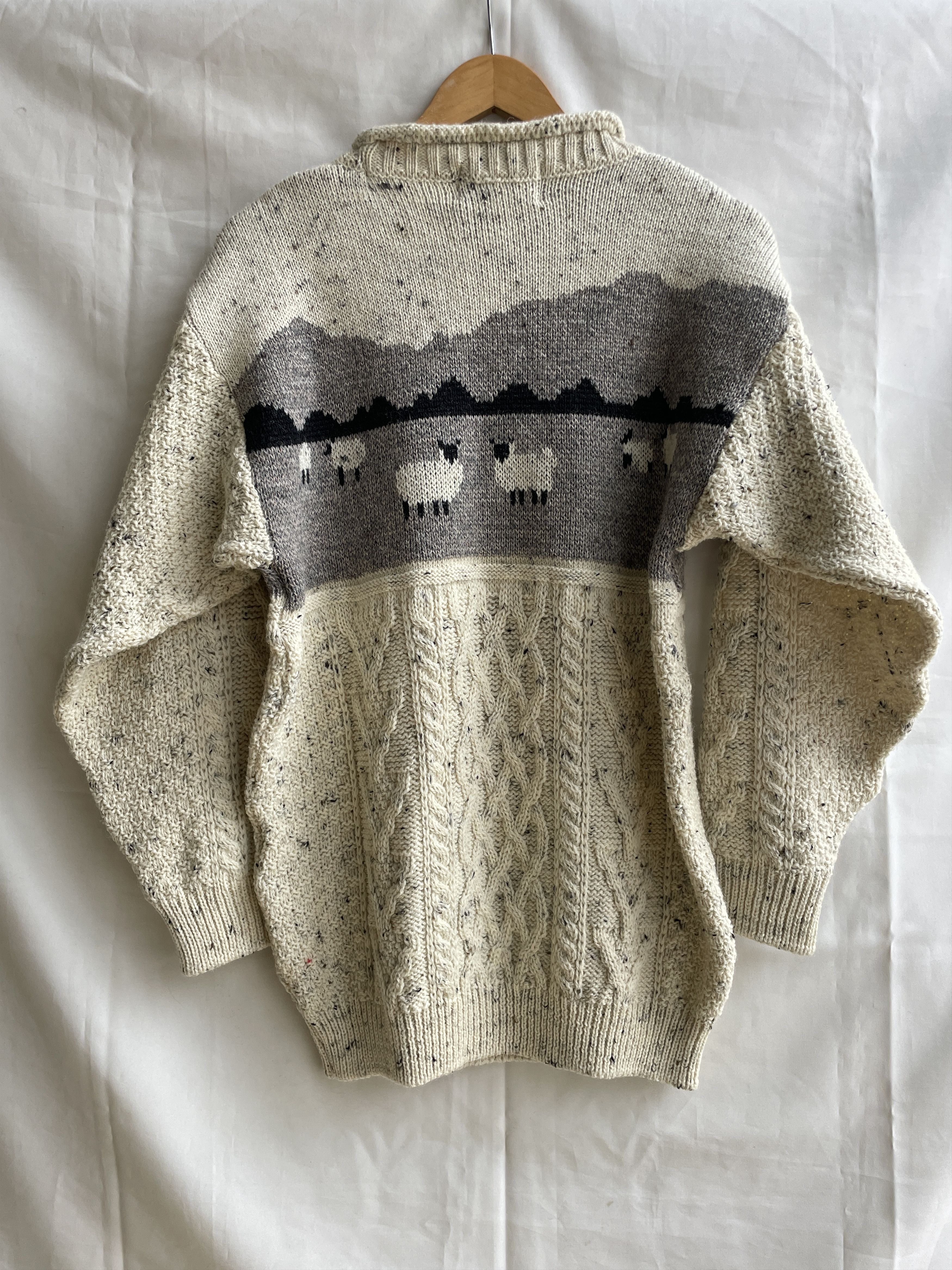 Aran Isles Knitwear Aran Islands Knitwear Sheep Cable Knit Traditional Sweater Size US XL / EU 56 / 4 - 2 Thumbnail