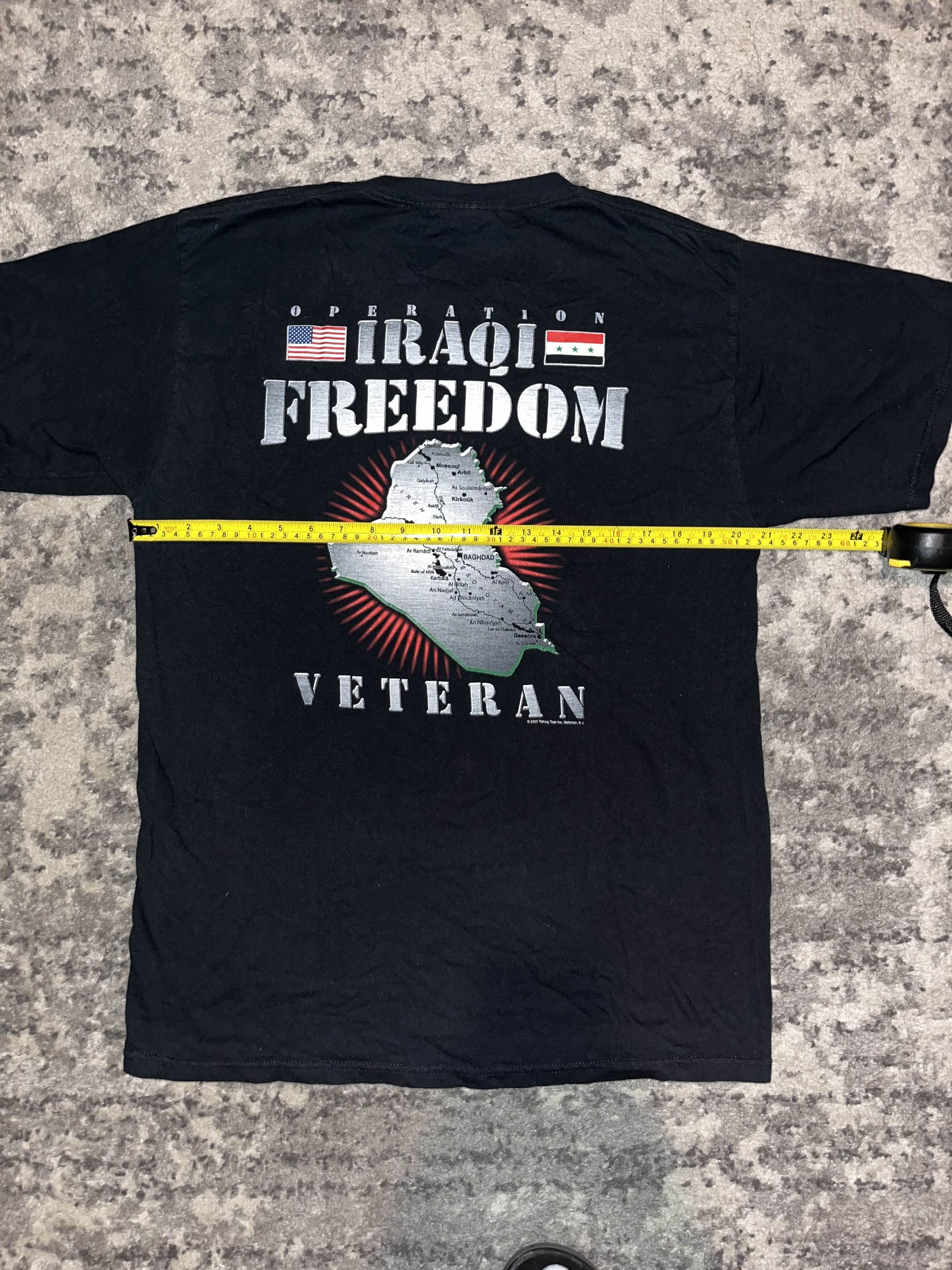 Vintage 00s Operation Iraqi Freedom Veteran Shirt Size US L / EU 52-54 / 3 - 6 Thumbnail