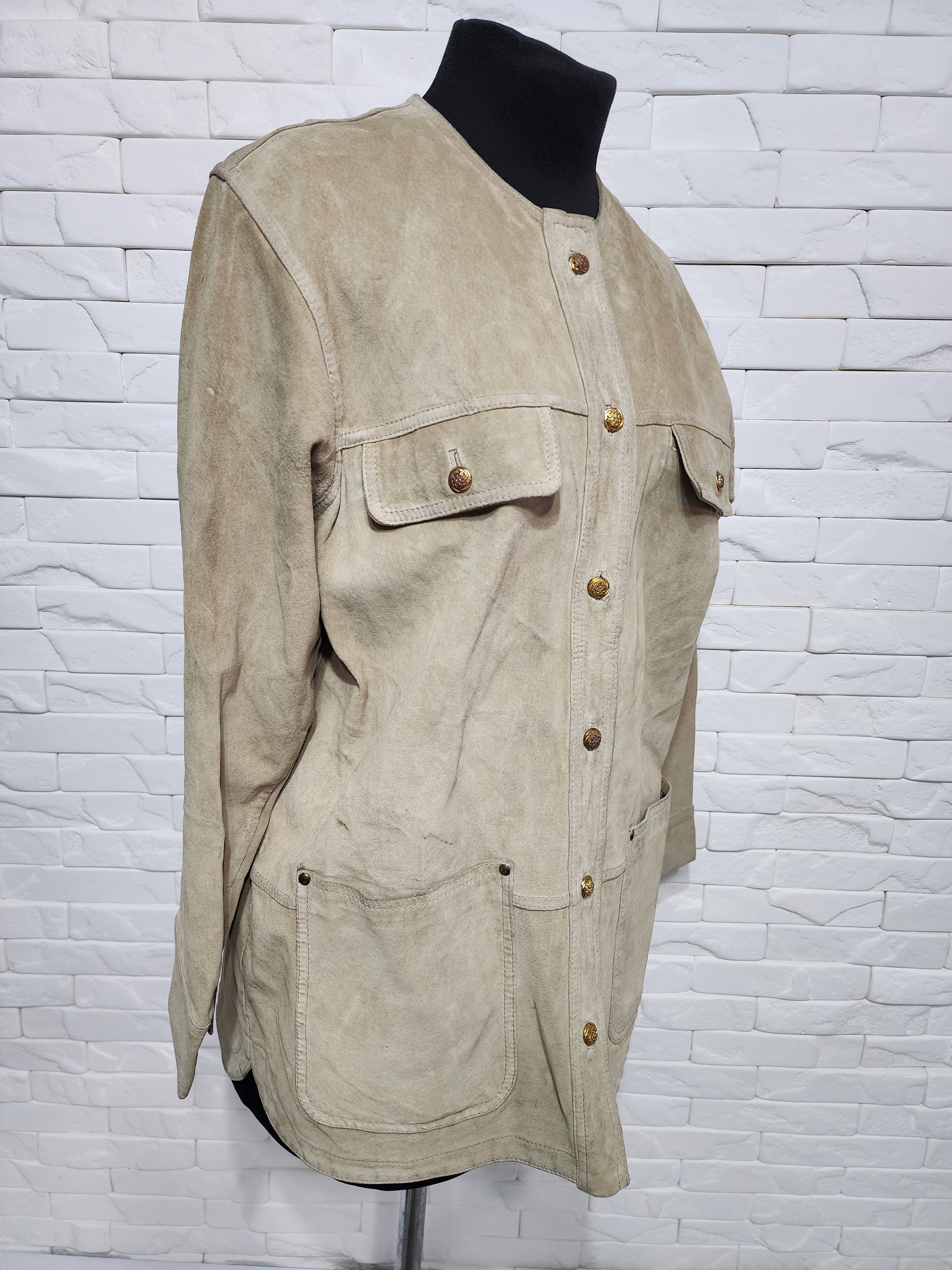 Other Women's shirt made of genuine suede. Size XL / US 12-14 / IT 48-50 - 3 Thumbnail