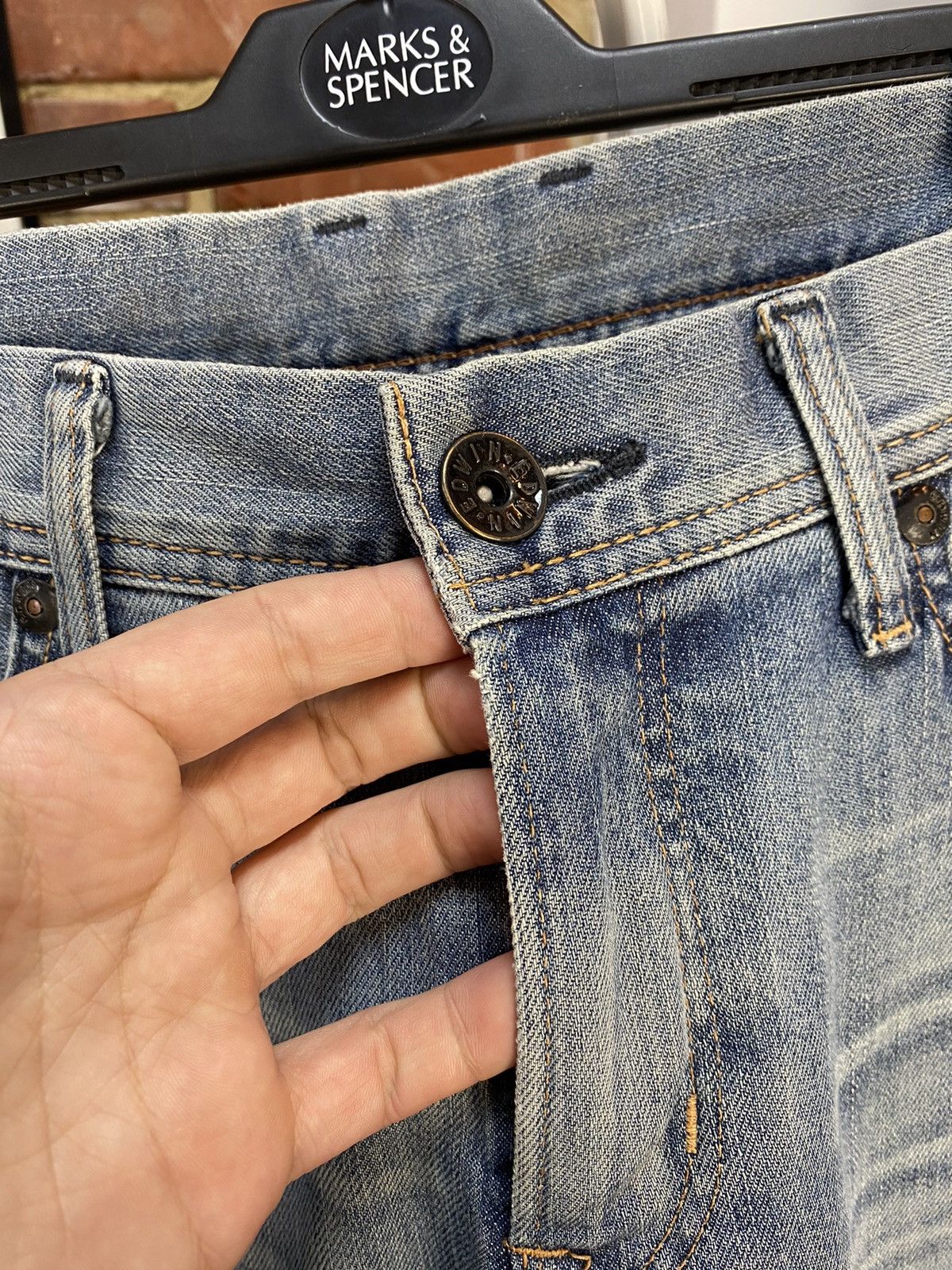 Edwin Edwin SK505S Customized Selvedge Blue Jeans Size US 32 / EU 48 - 8 Thumbnail