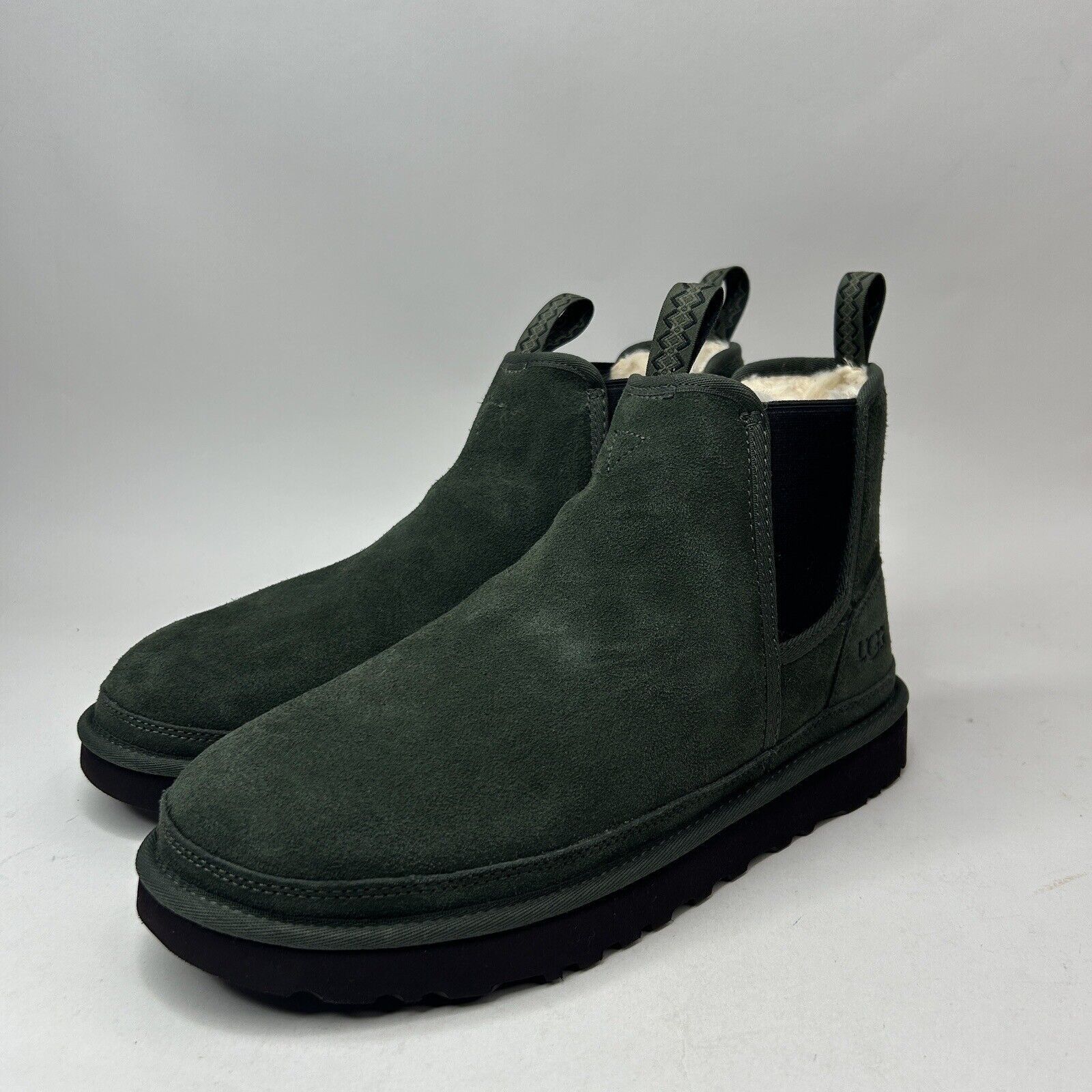 Ugg UGG Neumel Chelsea Suede Ankle Boots “Forest Night Green” Size US 11 / EU 44 - 3 Thumbnail