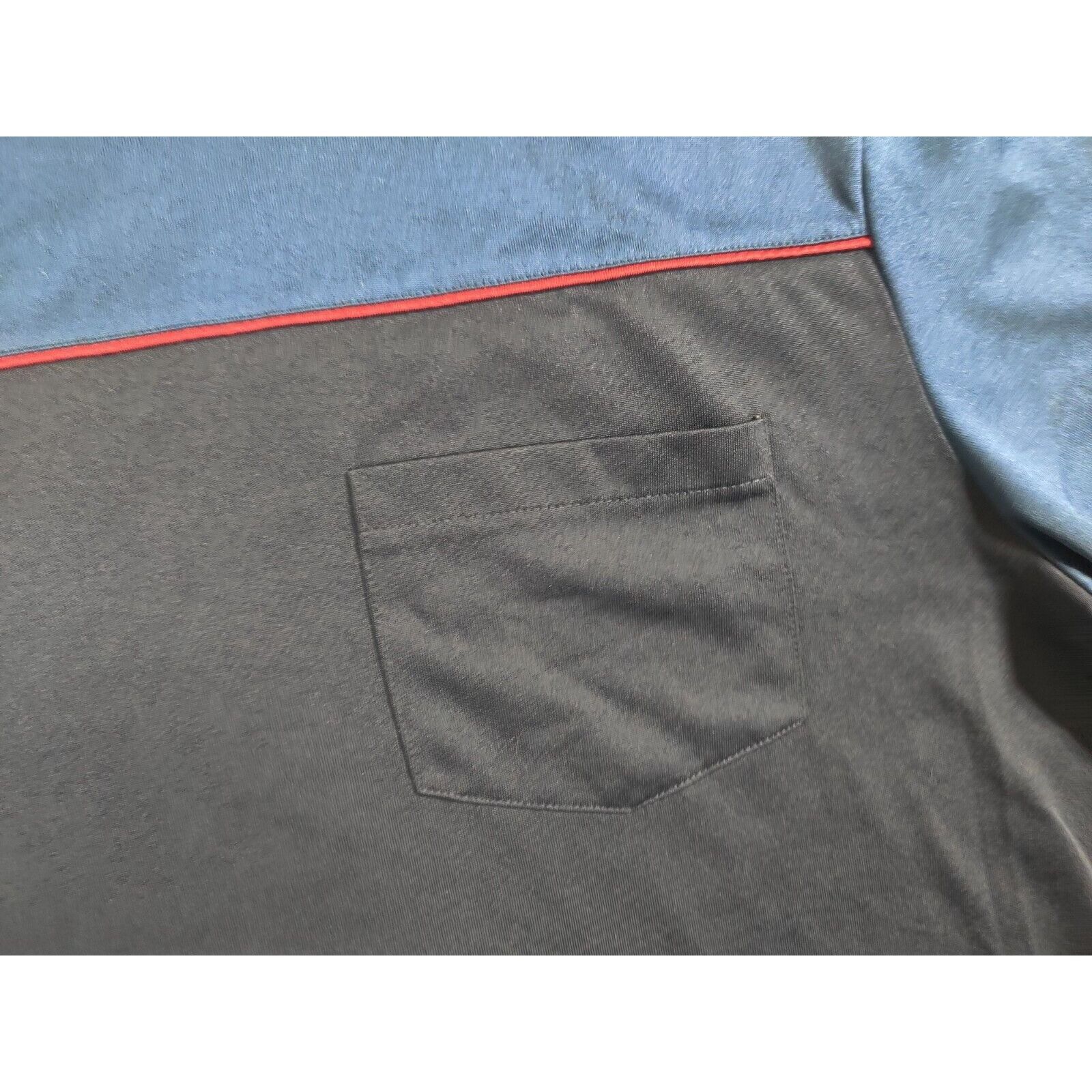 Alfani Alfani Shirt Adult Mens XL Dark Blue Torso Pocket Slim Fit Size US XL / EU 56 / 4 - 2 Thumbnail