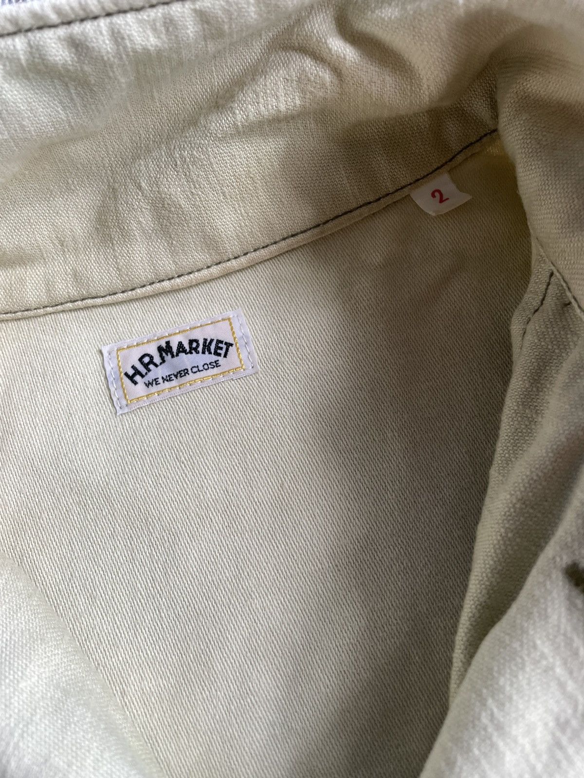 HOLLYWOOD RANCH MARKET HR.Market Mulitpocket Faded Button Up Shirt Size US M / EU 48-50 / 2 - 6 Thumbnail