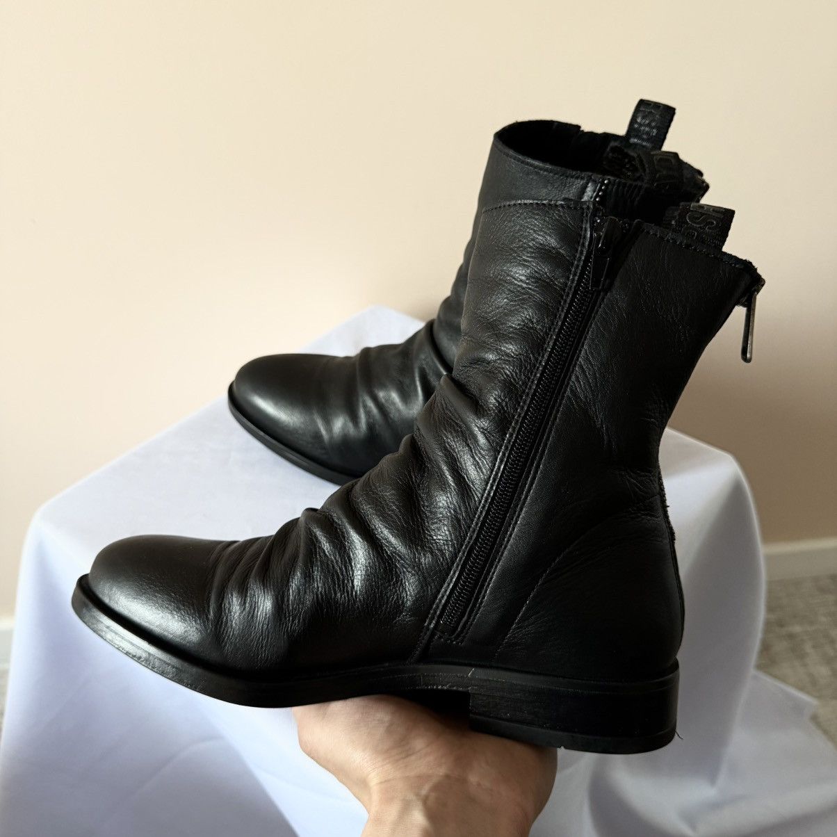 Replay Replay Agantgarde Leather Ankle Boots Style Guidi Rick Owens Size US 8 / IT 38 - 5 Thumbnail
